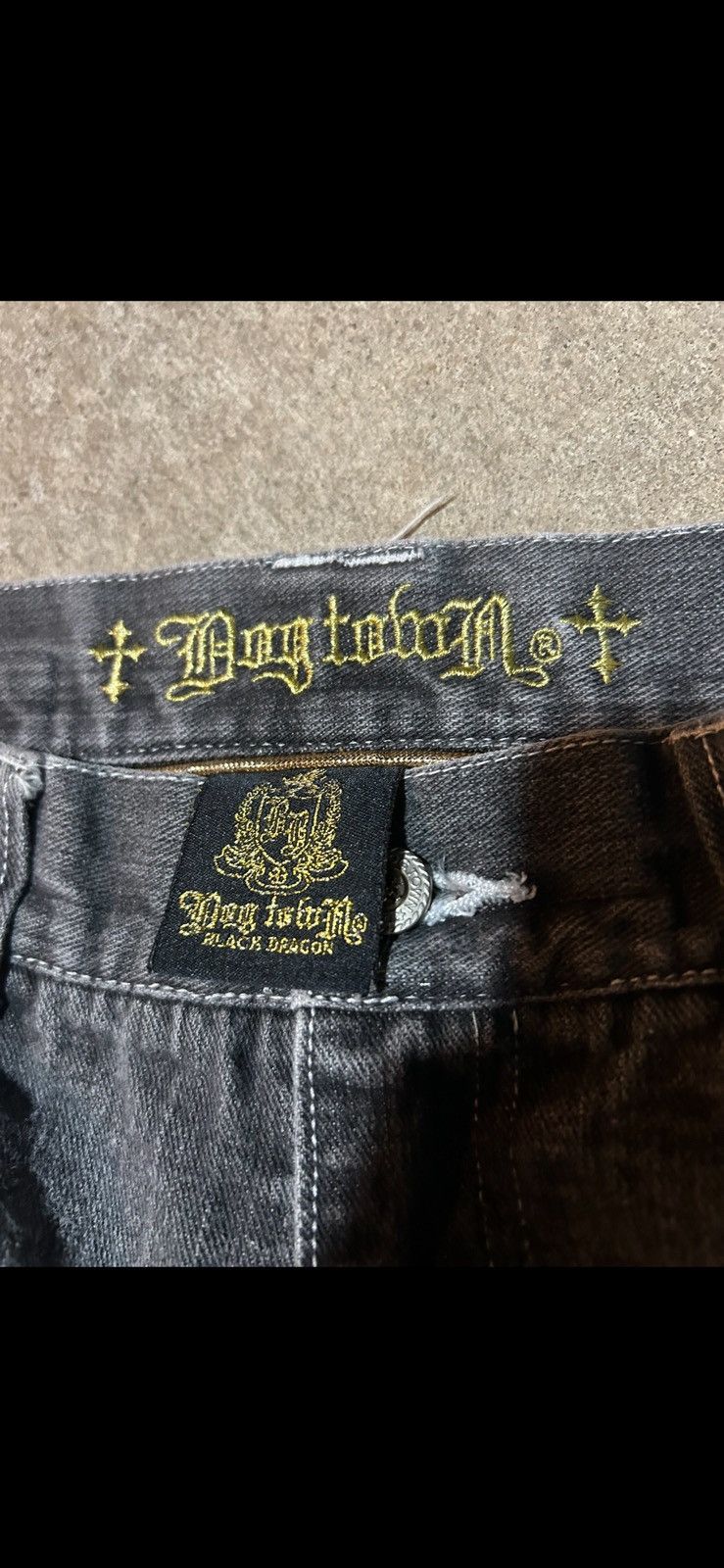 Dogtown × Japanese Brand Dog town denim embroidered Size US 30 / EU 46 - 4 Thumbnail