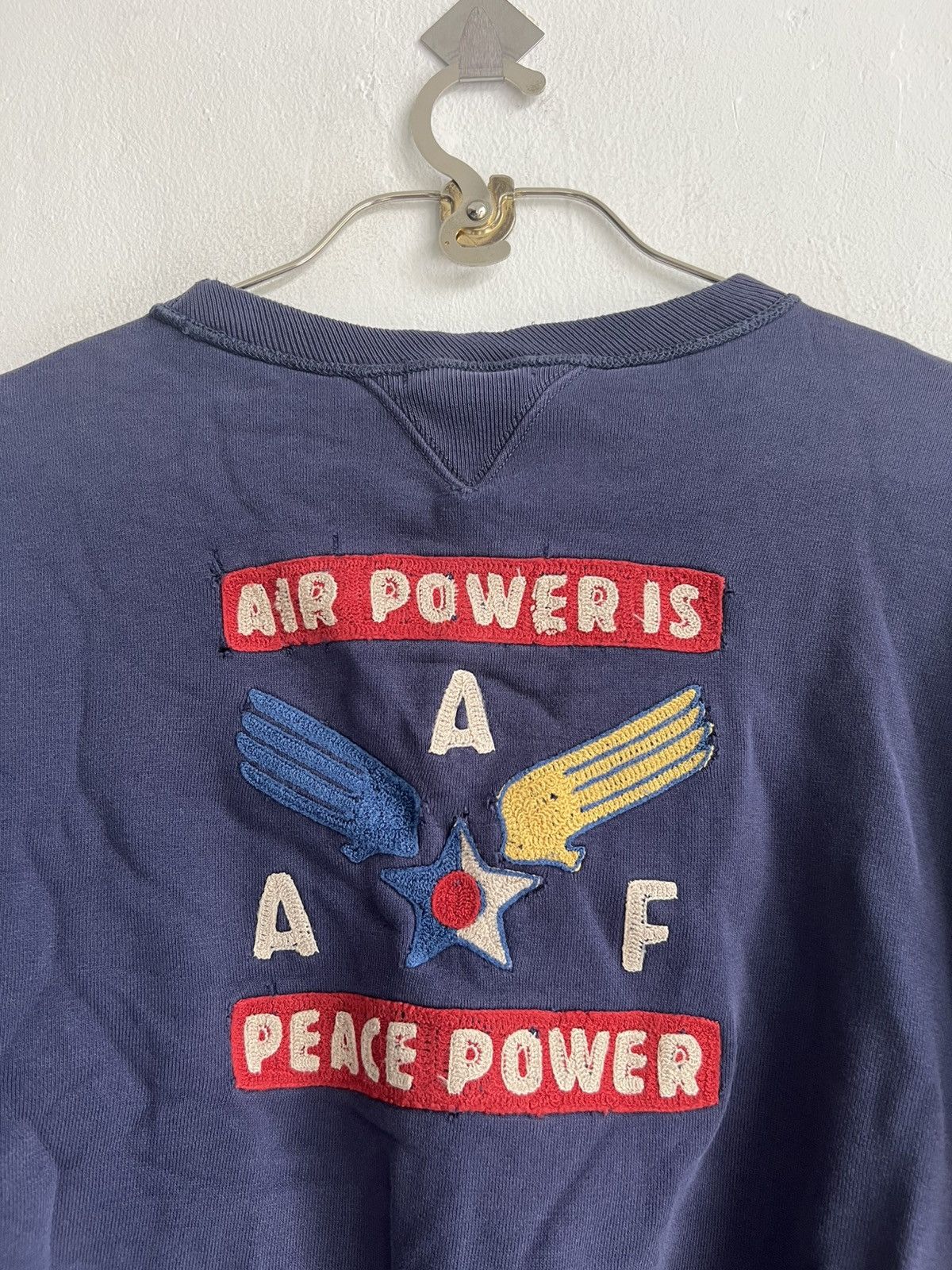 Pherrow's Vintage Pherrows USAF Logo Embroidery Loopwheel Sweatshirt Size US M / EU 48-50 / 2 - 4 Thumbnail