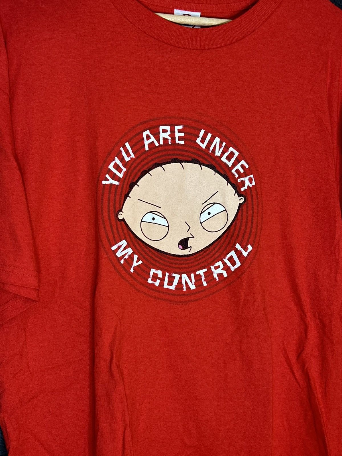 Cartoon Network × Vintage Y2K Family Guy Stewie Mind Control T Shirt Size US XL / EU 56 / 4 - 2 Thumbnail