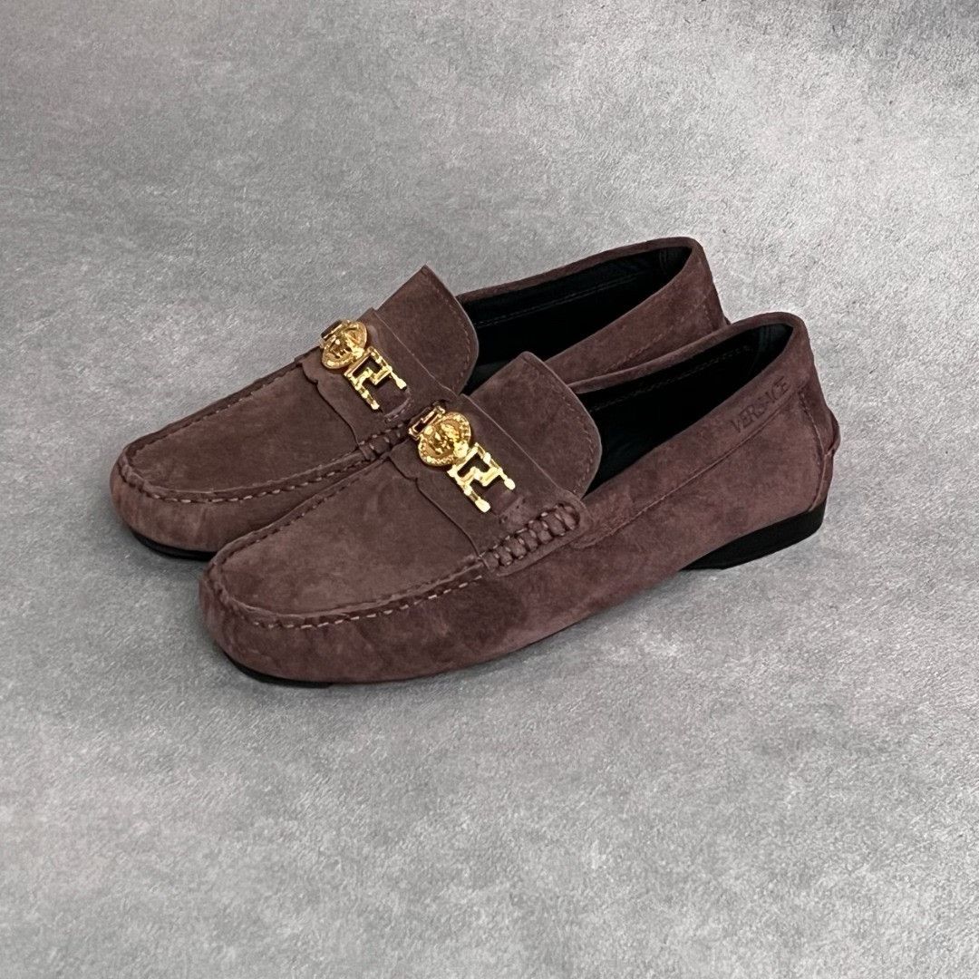 Versace Versace Brown Lowtop Sneakers 6 Men Size US 6 / EU 39 - 1 Thumbnail
