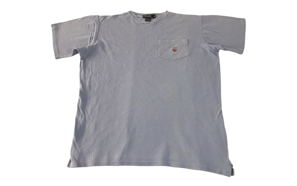 Polo Ralph Lauren Polo by Ralph Lauren Single Pocket Tee T-shirt Unisex Wea Size US L / EU 52-54 / 3 - 1 Thumbnail