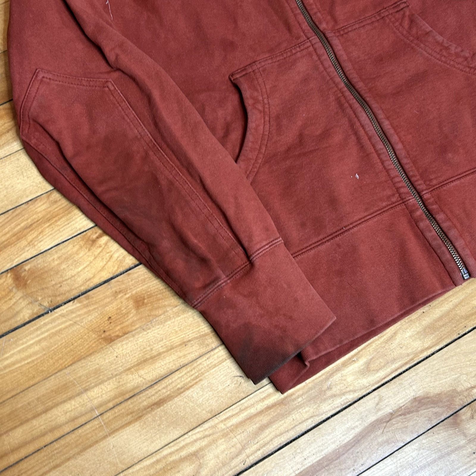 American Giant American Giant Red/Orange Hoodie Stained L Size US L / EU 52-54 / 3 - 2 Thumbnail