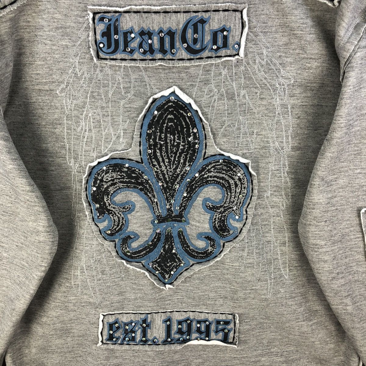 Affliction LBJ Co Crazy Fleur Zip Up Hoodie Jacket Like Chrome Hearts Size US L / EU 52-54 / 3 - 11 Thumbnail