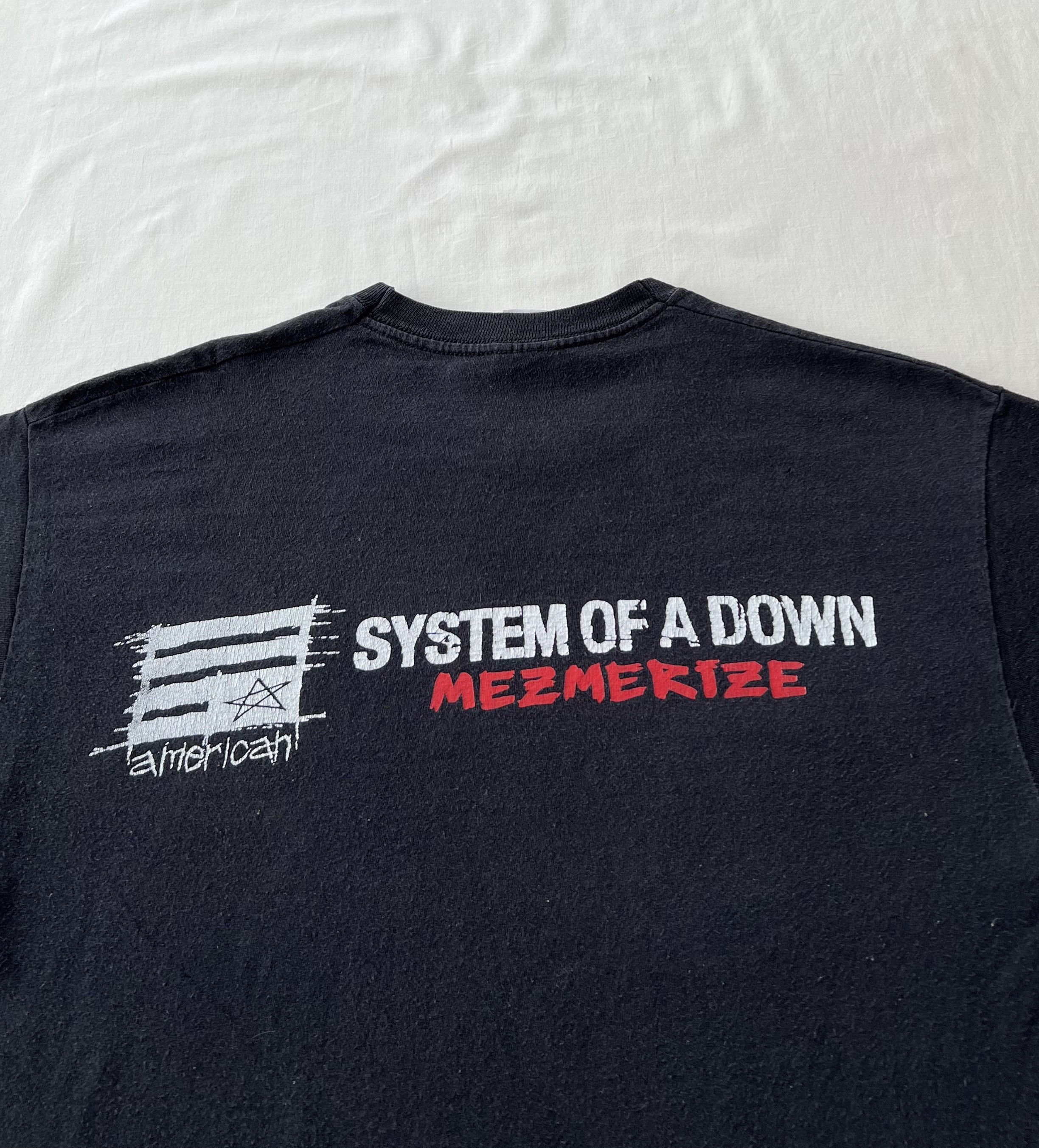 Band Tees Vintage 2000s System of a Down Mezmerize Black T-shirt Size US M / EU 48-50 / 2 - 14 Thumbnail