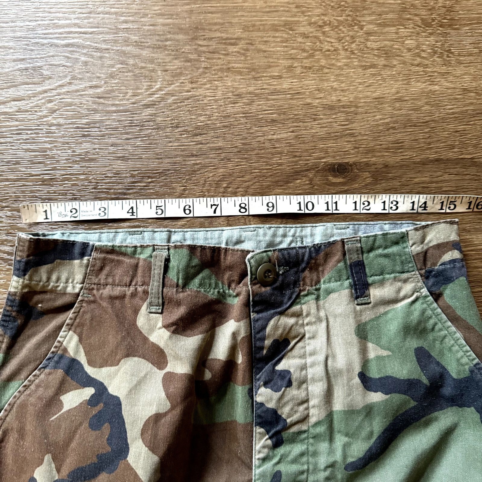 Vintage Classic Military Camouflage Parachute Pants Size US 30 / EU 46 - 2 Thumbnail