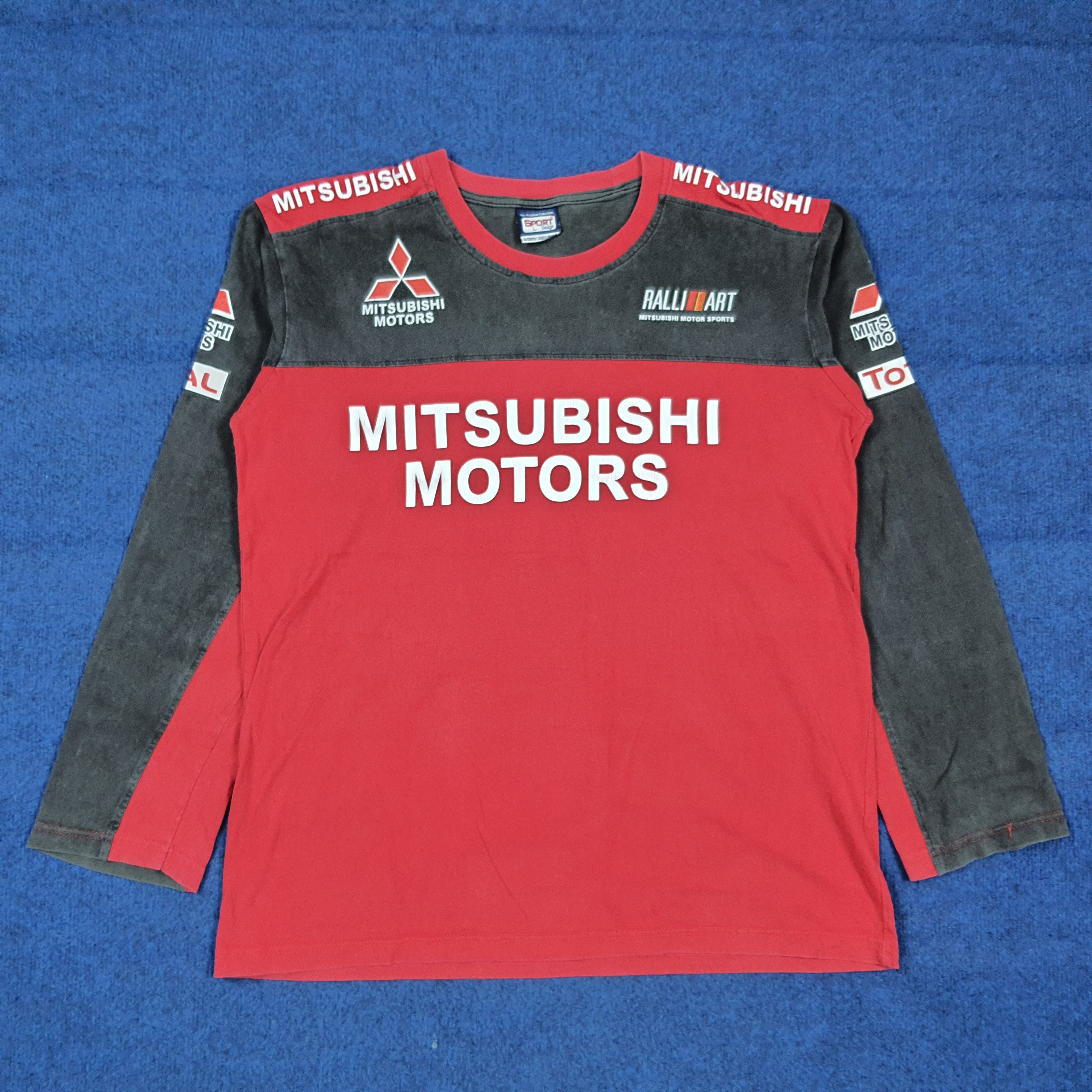 Japanese Brand Vintage 90s JDM Mitsubishi Ralliart Racing Tshirt C285N77 Size US L / EU 52-54 / 3 - 3 Thumbnail