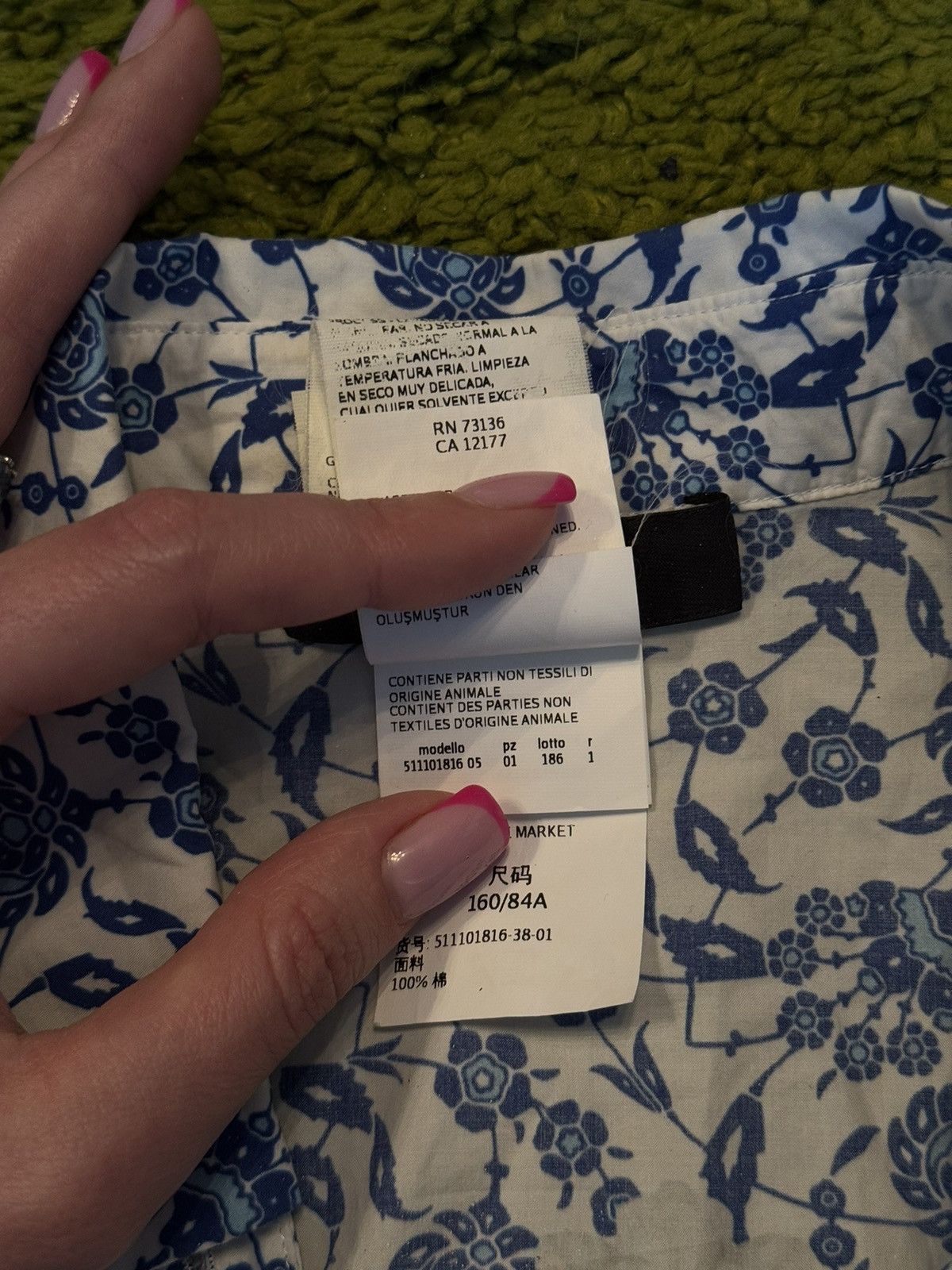 Designer × Max Mara × Weekend Max Mara Max Mara Weekend ocean yachting pattern poplin blouse Size S / US 4 / IT 40 - 8 Thumbnail