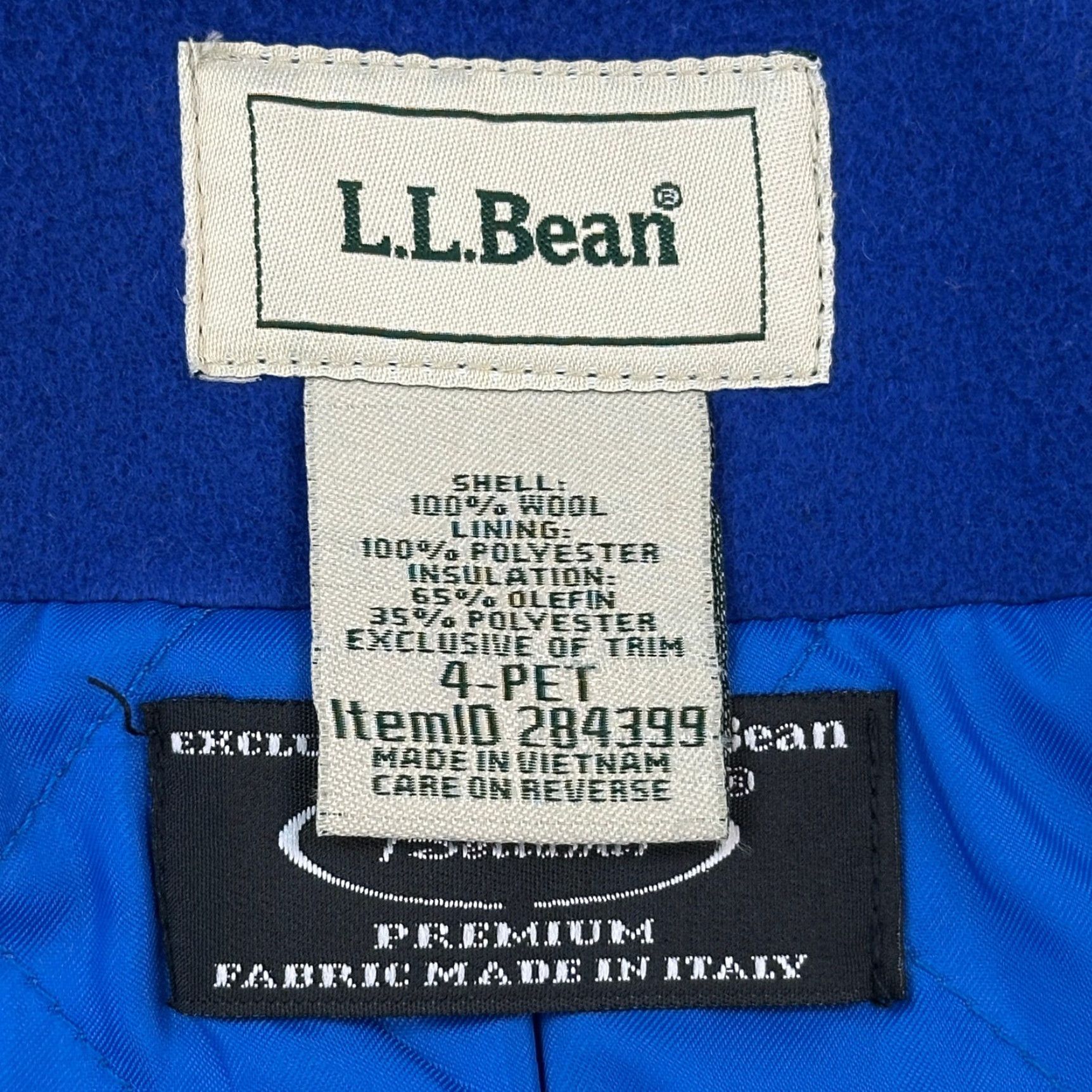 Vintage VINTAGE LL Bean Duffle Coat Women’s 4 Petite Blue Bellandi Lambswool Toggle Coat Size S / US 4 / IT 40 - 5 Thumbnail