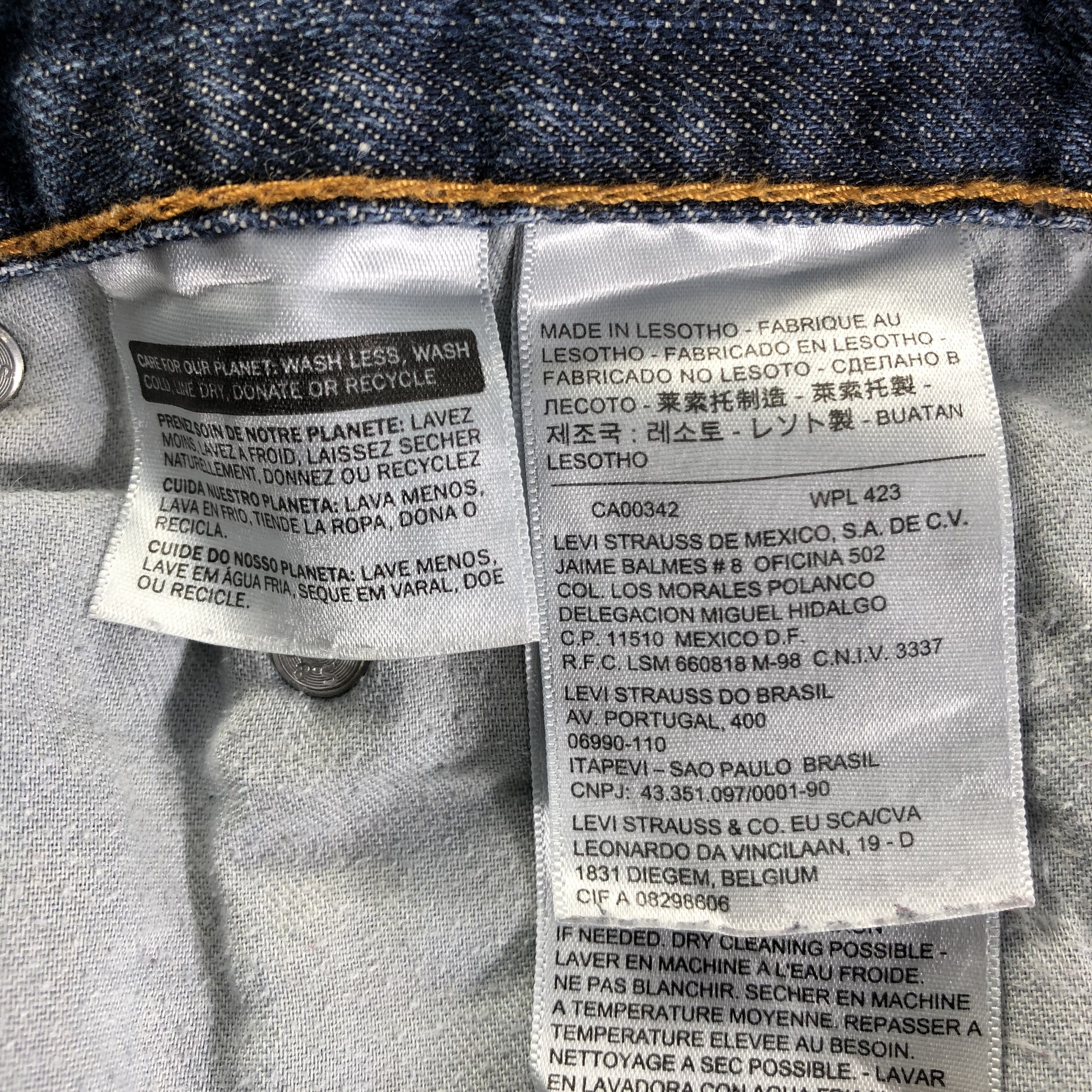 Levi's Vintage Blue Wash Levis 559 Jeans-J3002 Size US 36 / EU 52 - 10 Thumbnail