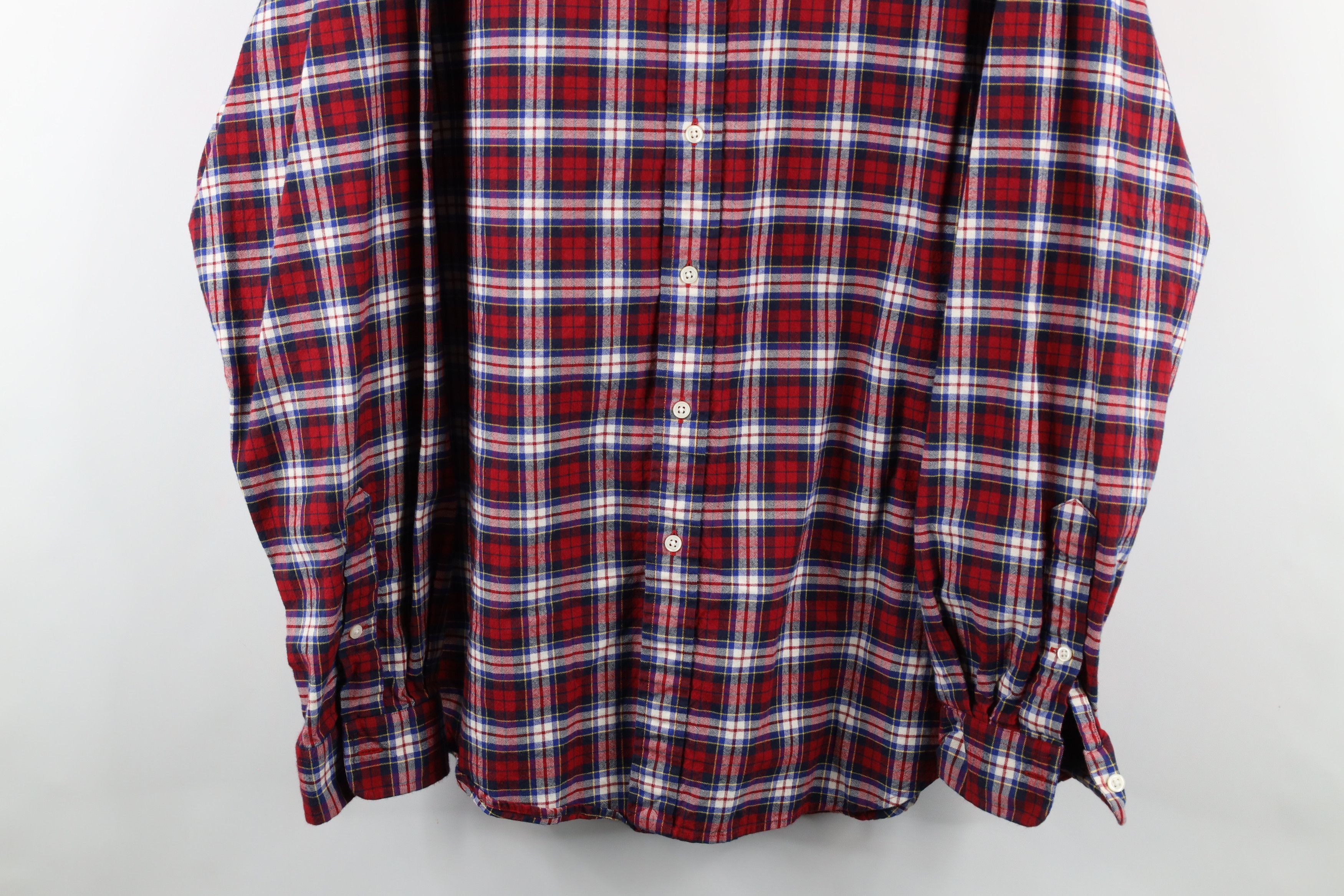 Polo Ralph Lauren Vintage 90s Ralph Lauren Fit Flannel Button Down Shirt Size US XL / EU 56 / 4 - 3 Thumbnail