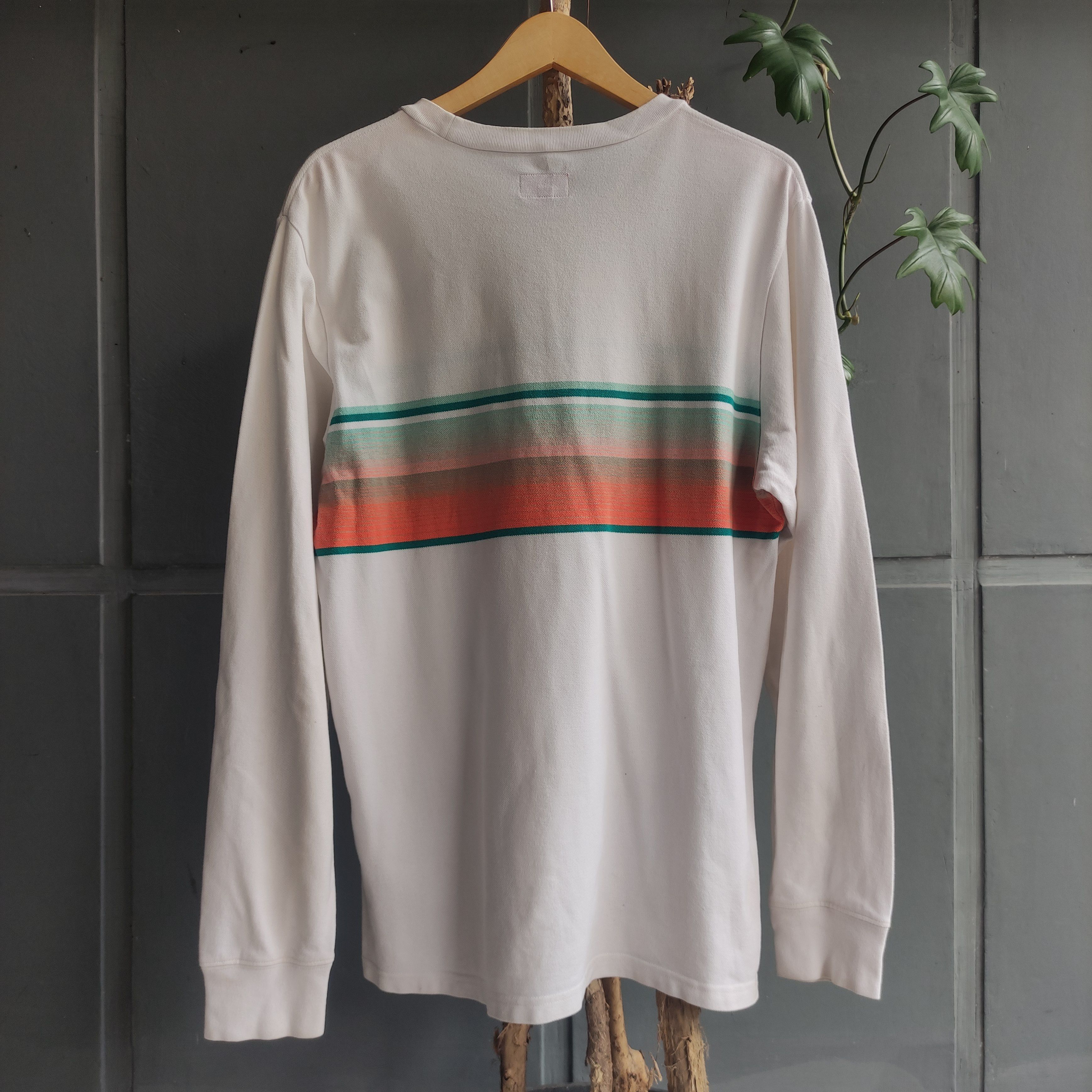 Supreme Supreme - Shadow Stripe Long Sleeve Size US M / EU 48-50 / 2 - 2 Thumbnail