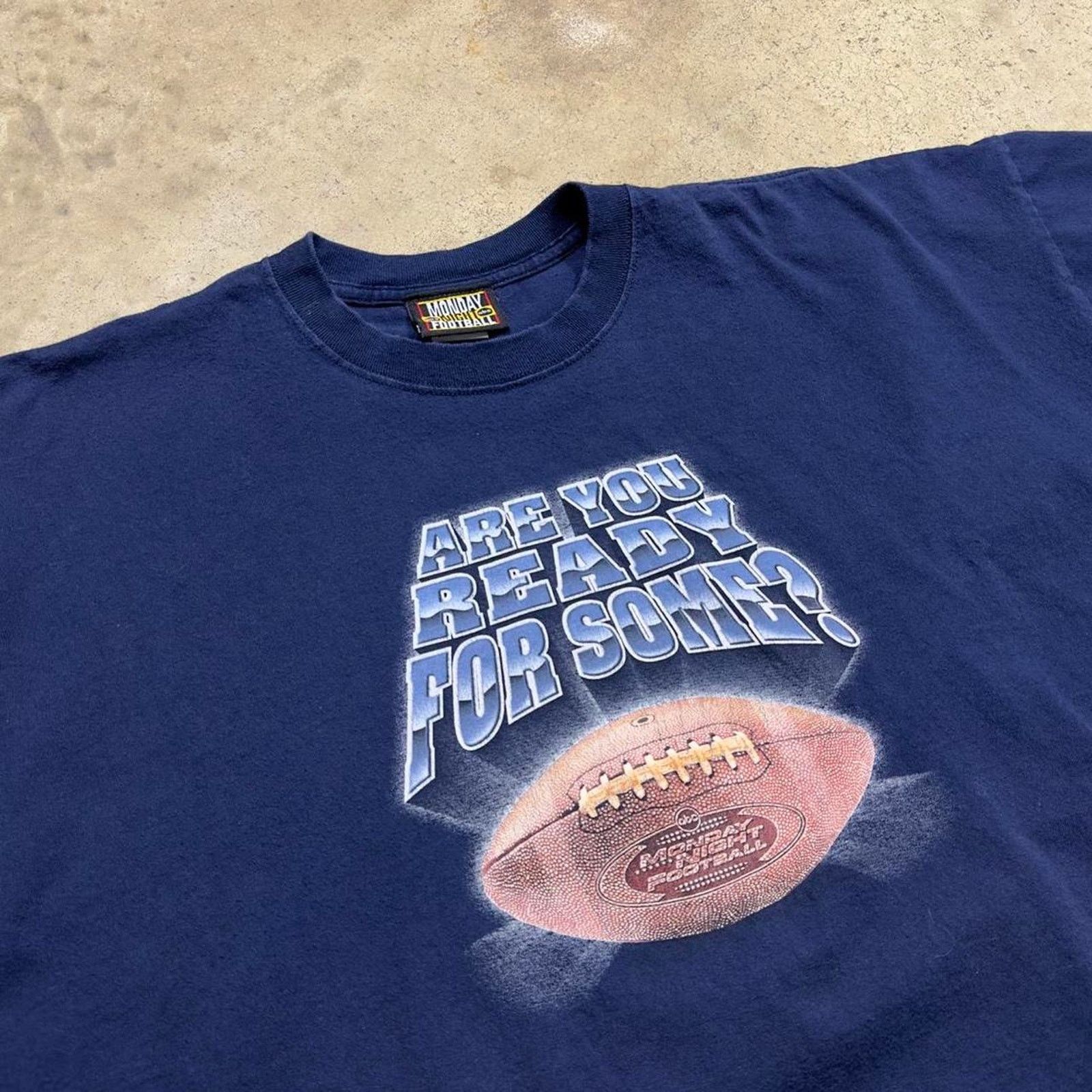 NFL × Vintage Super Sick Boxy Vintage Monday Night Football ABC T-shirt Size US XXL / EU 58 / 5 - 3 Thumbnail
