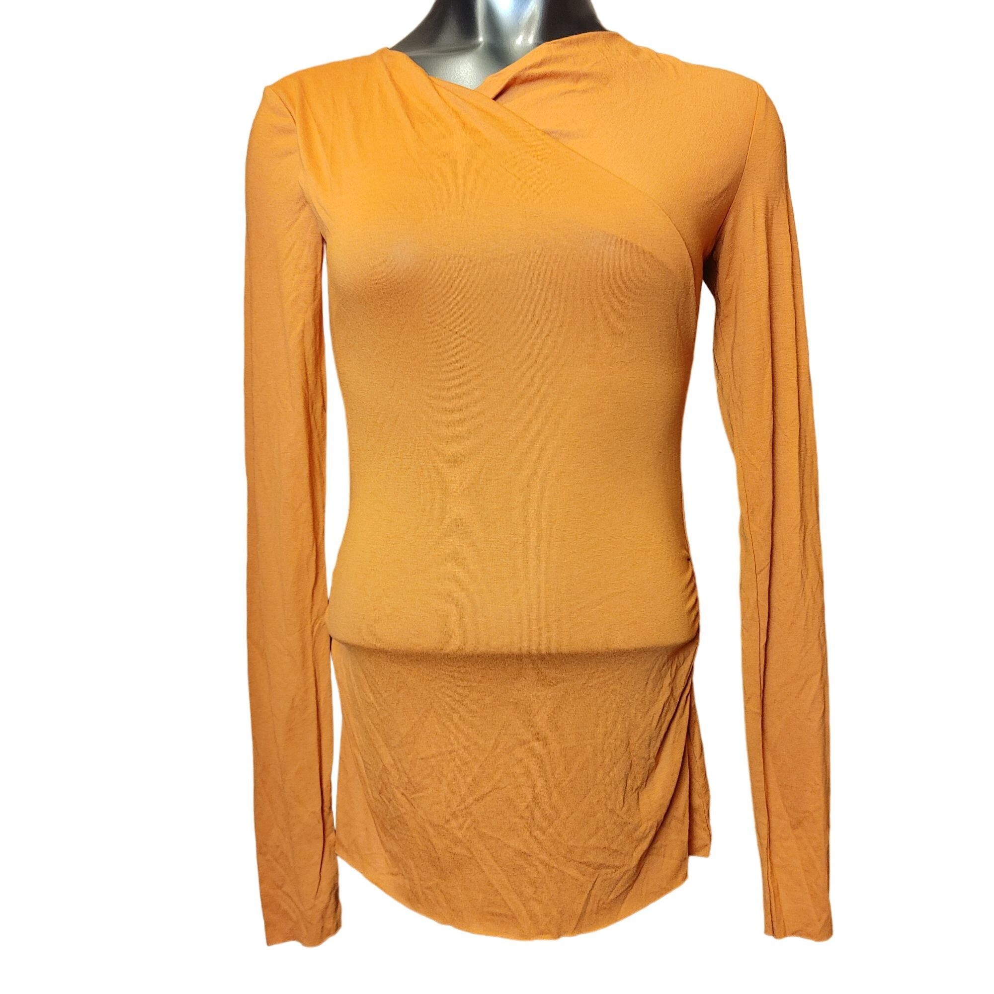 Other VENUS Women's S Orange Long Sleeve Top Dress Size S / US 4 / IT 40 - 1 Thumbnail
