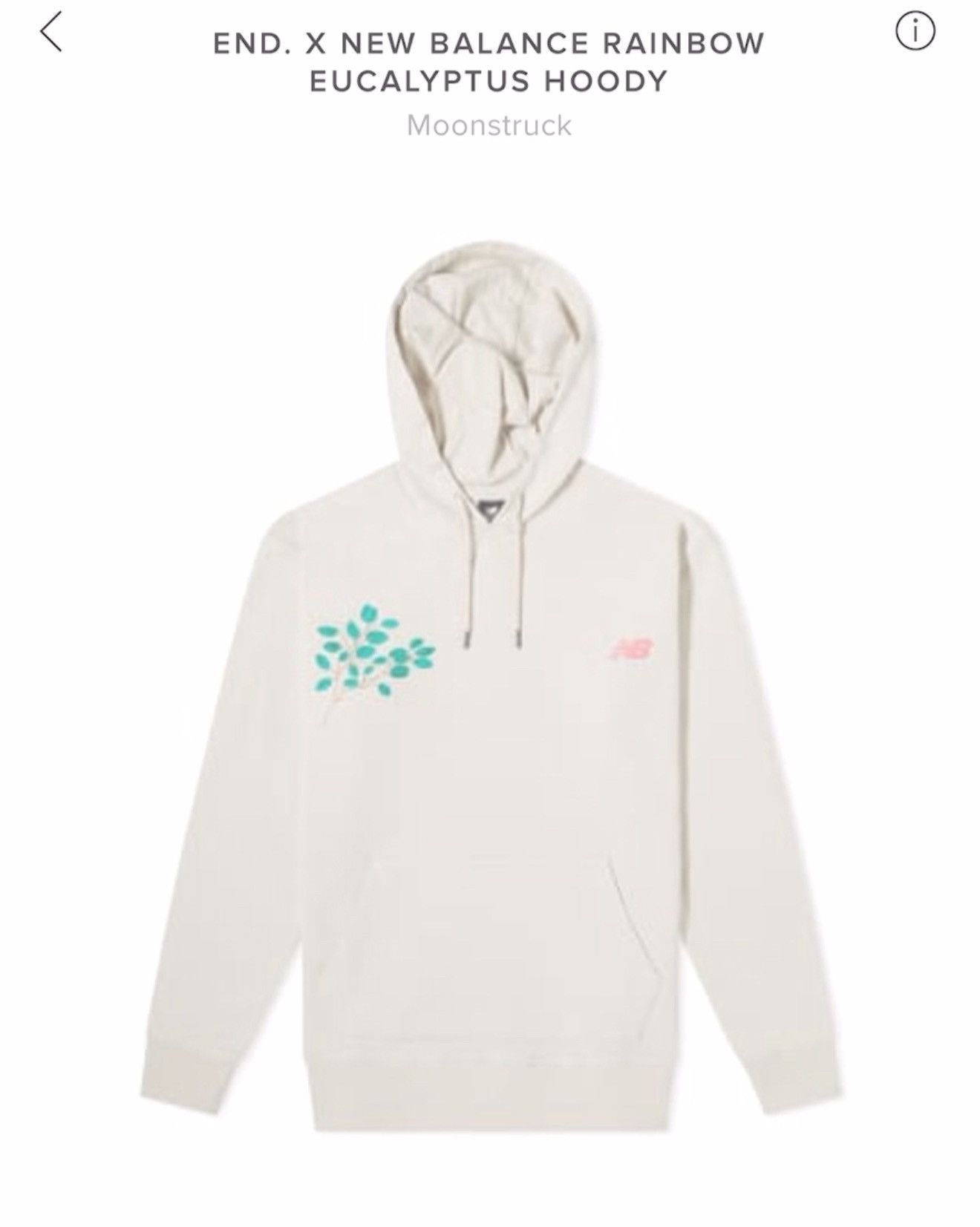 END. × New Balance END. x New Balance Rainbow Eucalyptus Hoody Size US M / EU 48-50 / 2 - 1 Thumbnail