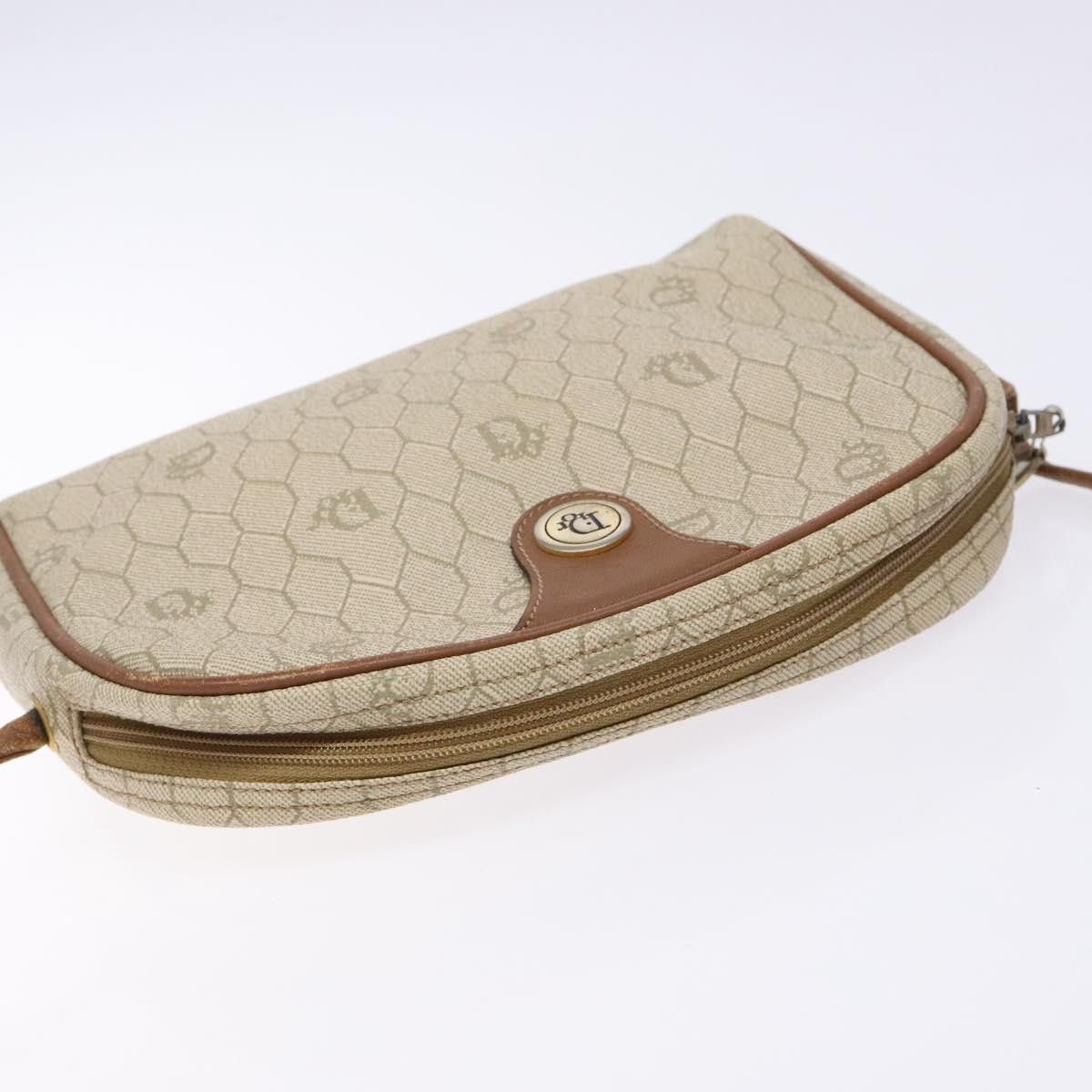 Dior DIOR Honeycomb Canvas Shoulder Bag Pvc Beige Gold Size ONE SIZE - 6 Thumbnail