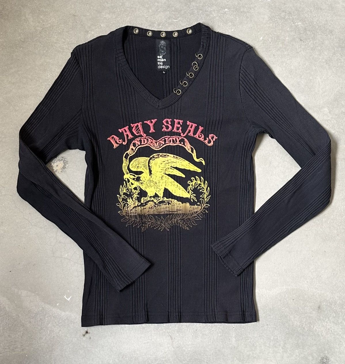 semanticdesign VINTAGE SEMANTIC DESIGNS NAVY SEALS TEE Size US S / EU 44-46 / 1 - 1 Thumbnail