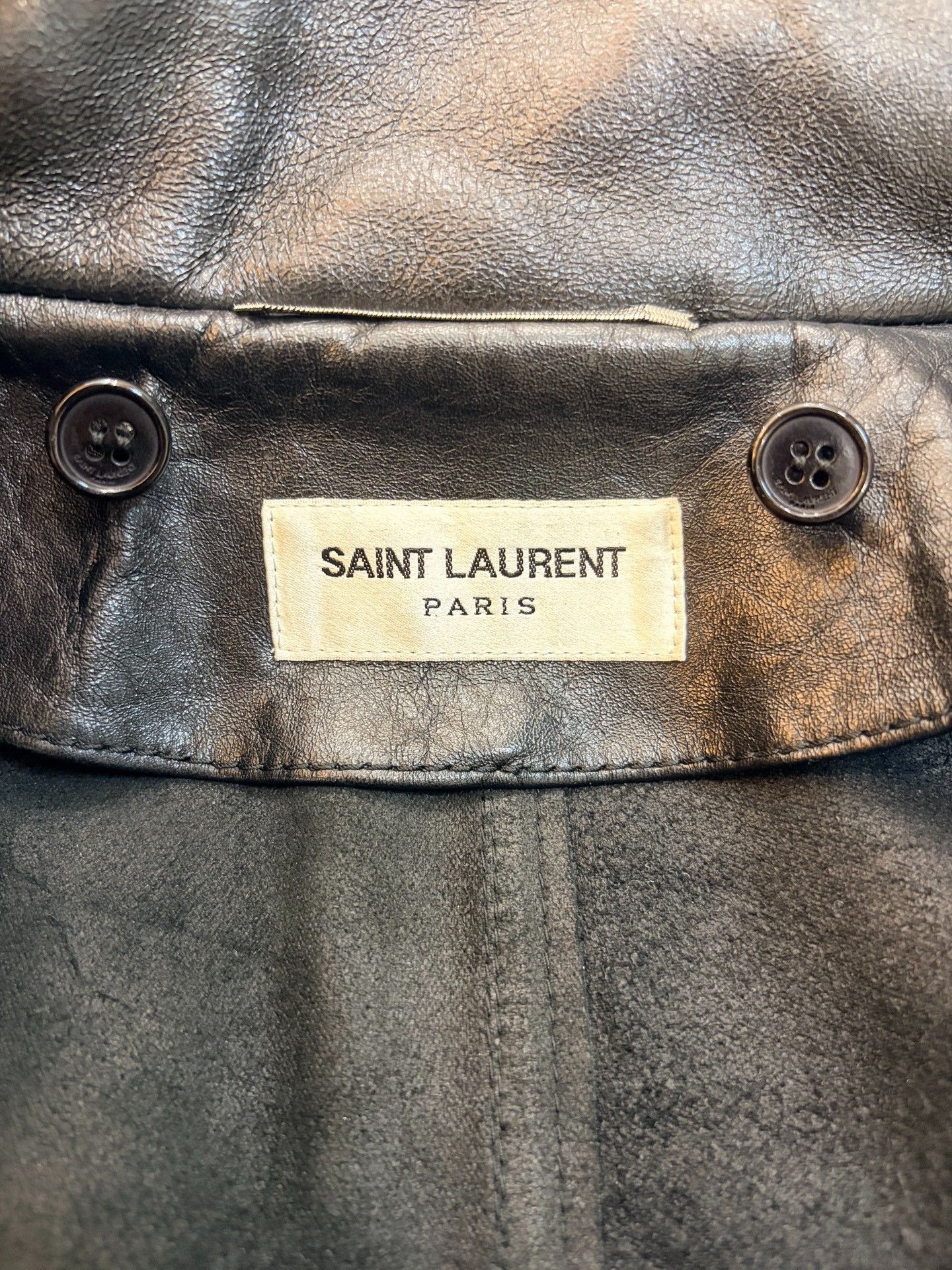 Saint Laurent Paris Saint Laurent SLP 19SS Poster Leather Trench Size US M / EU 48-50 / 2 - 4 Thumbnail