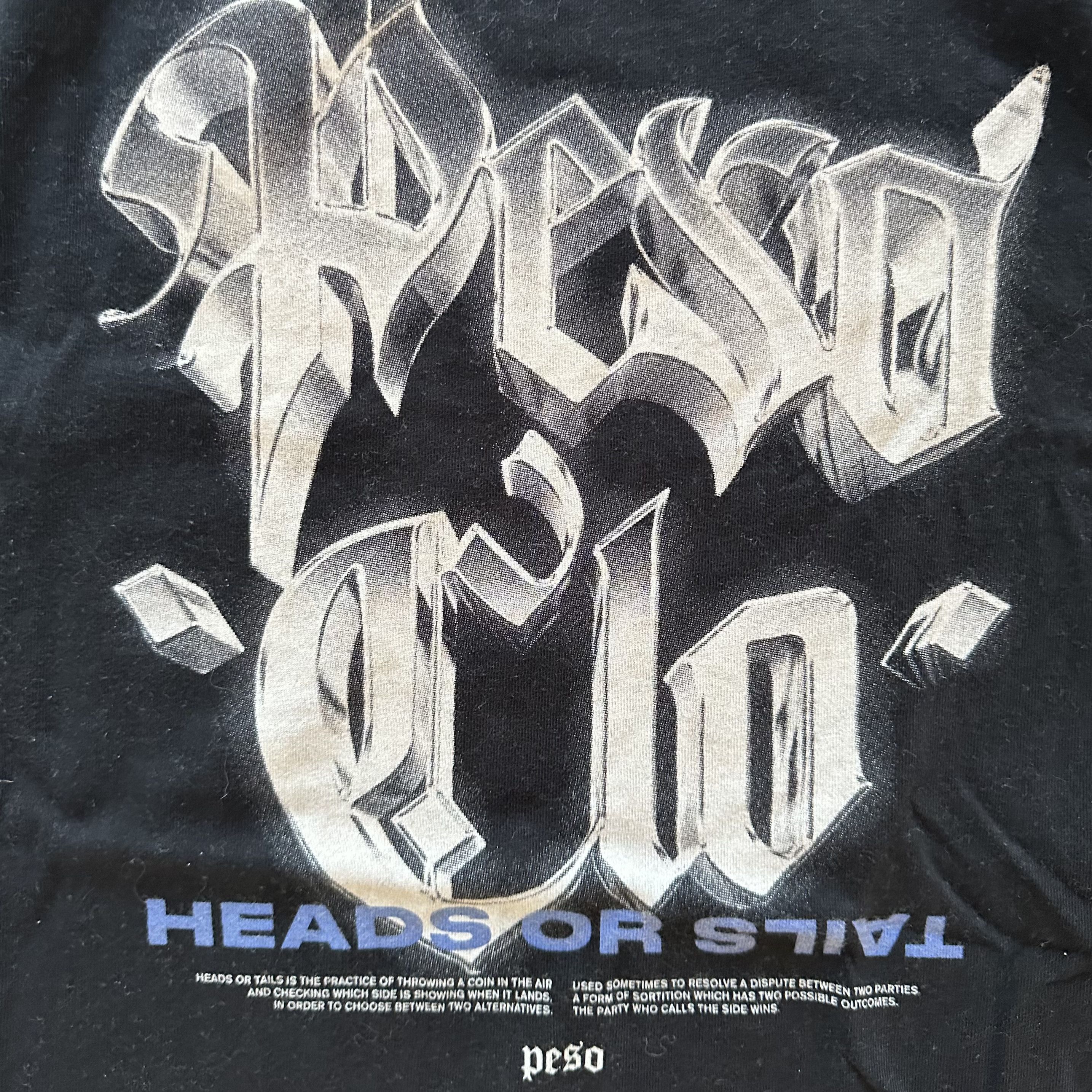 Peso Peso Heads or Tails T-shirt Size US L / EU 52-54 / 3 - 3 Thumbnail