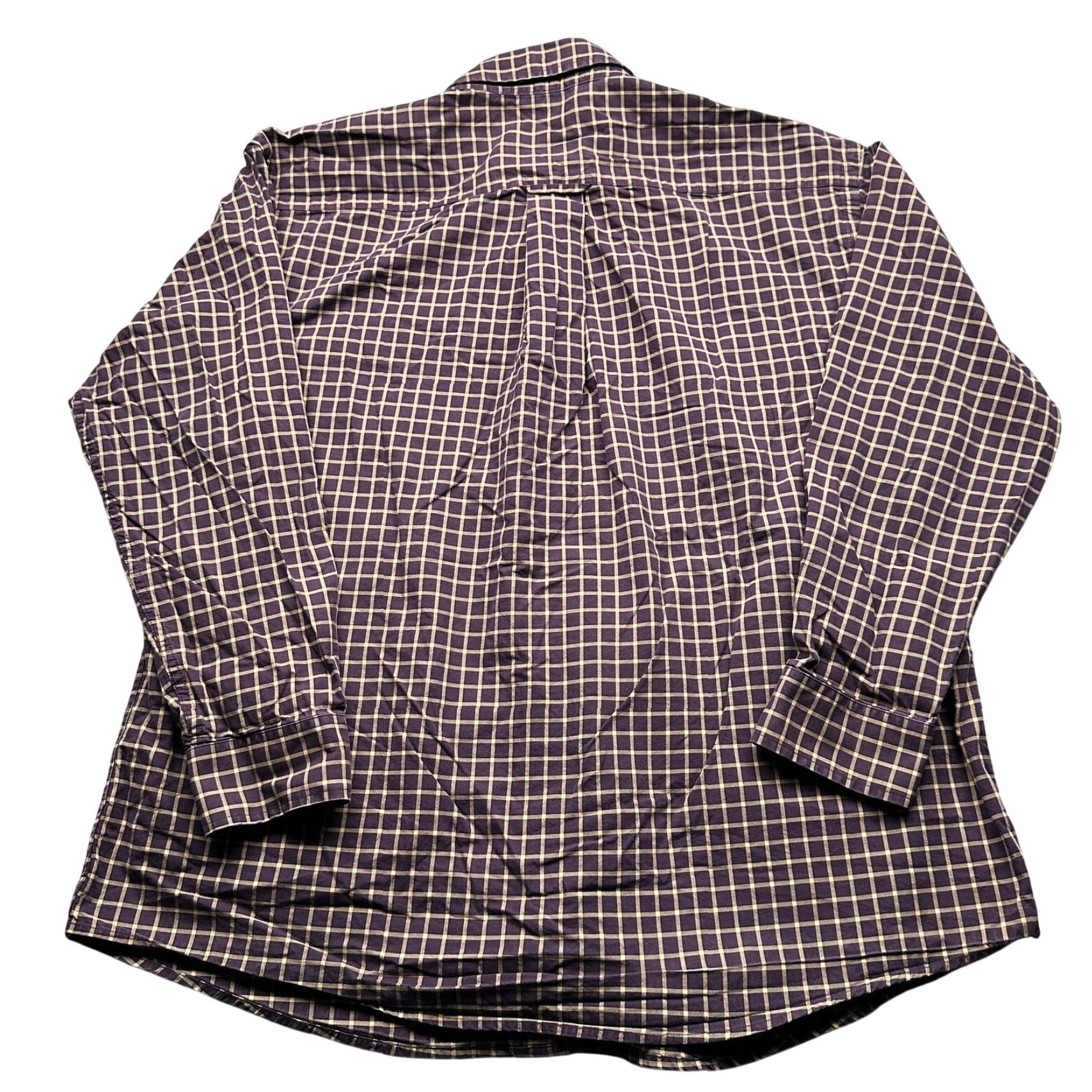 Orvis Orvis Check Windowpane Plaid Purple Button Down Long Sleeve Shirt Mens XL Cotton Size US XL / EU 56 / 4 - 2 Thumbnail