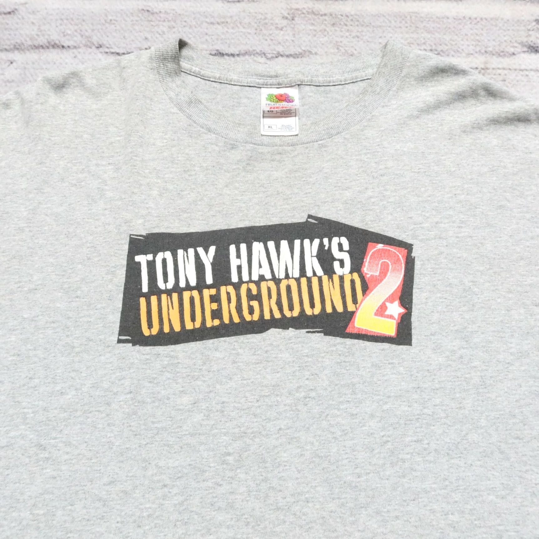 Vintage VINTAGE Tony Hawk's Underground 2 Video Game Shirt Mens X-Large Heather Grey Size US XL / EU 56 / 4 - 2 Thumbnail