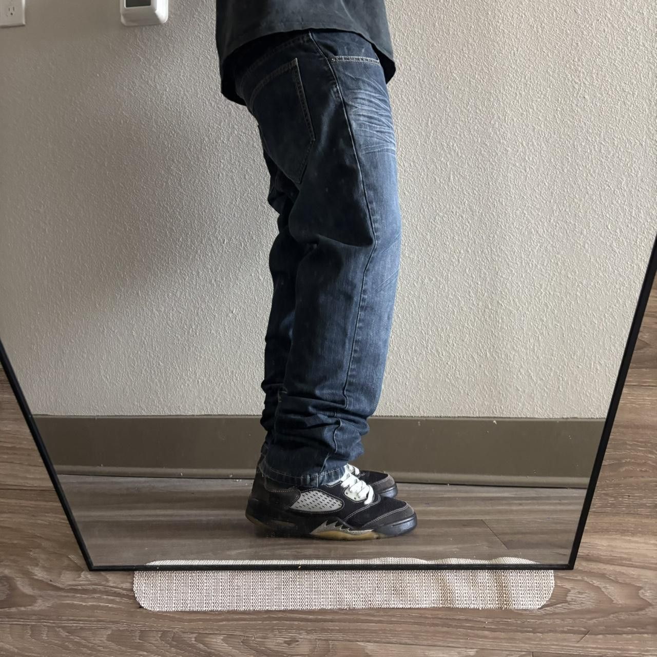 Japanese Brand Crazy Vintage Y2K/2000s Grunge Dark Wash Denim Jeans! 33x34 Size US 33 - 2 Thumbnail