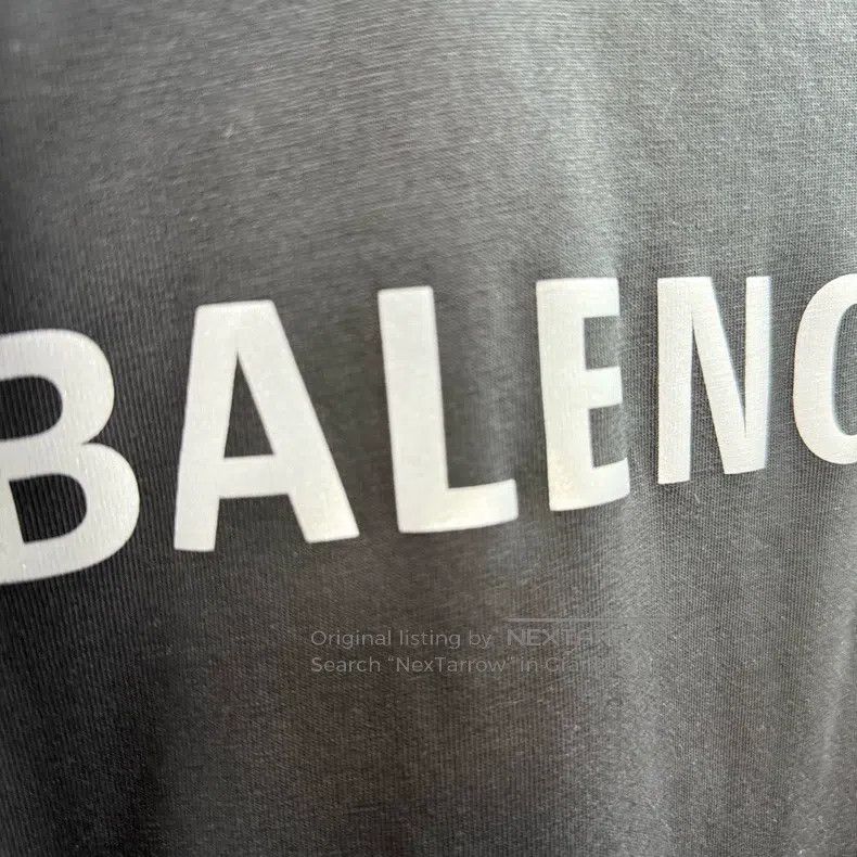 Balenciaga Balenciaga Front and back LOGO 3M black loose short sleeve Size US S / EU 44-46 / 1 - 6 Thumbnail