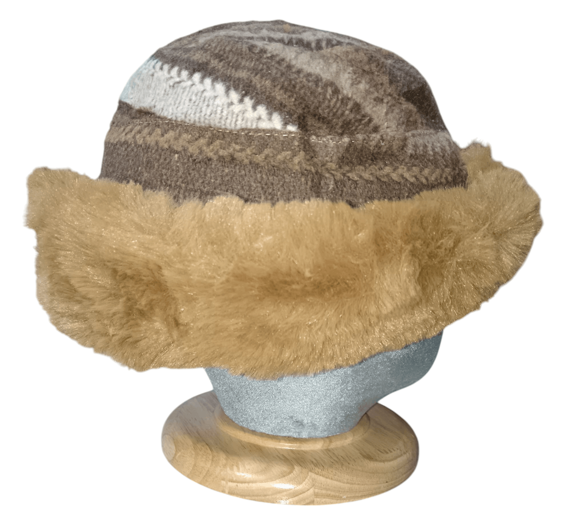 Japanese Brand NATIVE FAUX FUR HAT Size ONE SIZE - 2 Thumbnail