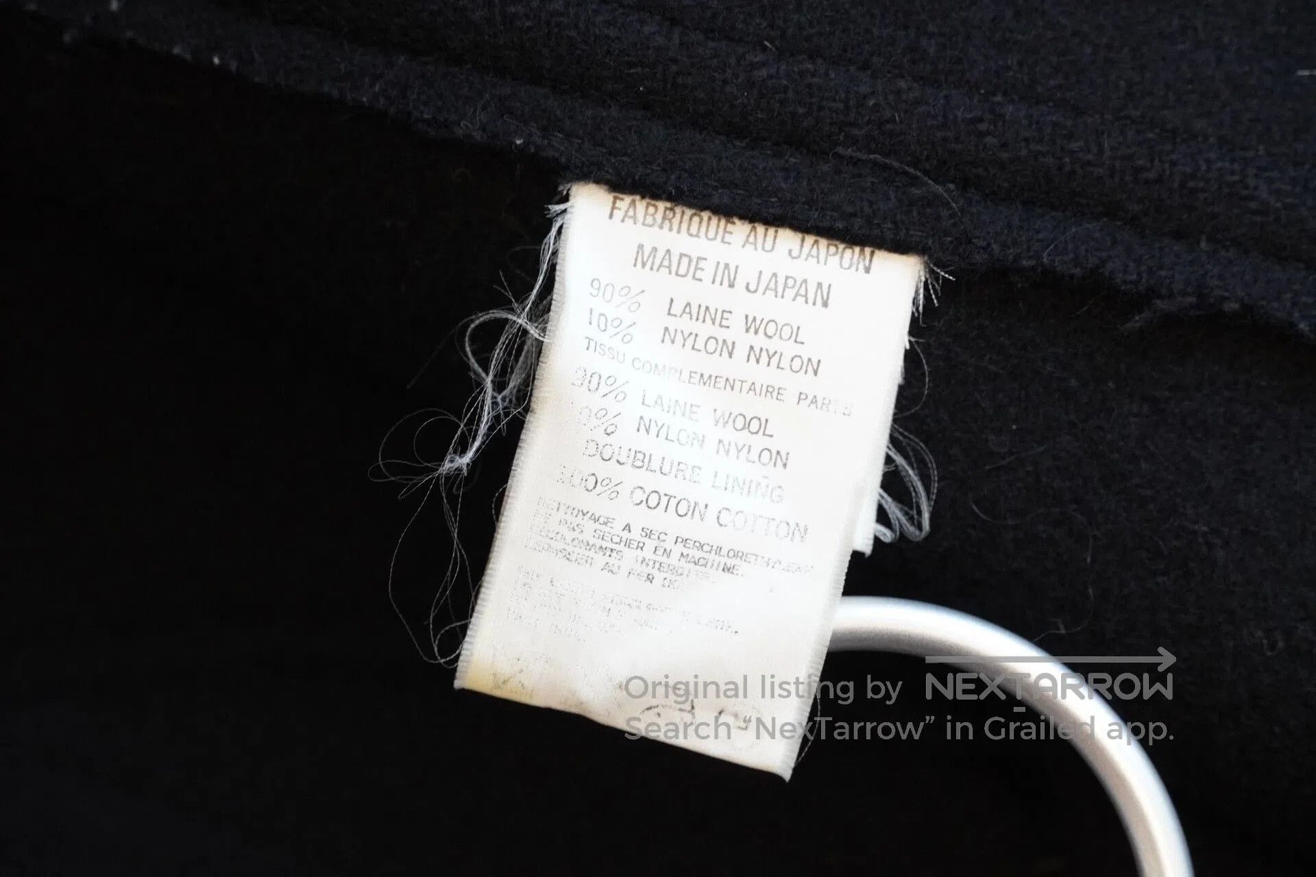 Y's for Men Yohji Yamamoto Black Heavy Jacket. Size US M / EU 48-50 / 2 - 7 Thumbnail