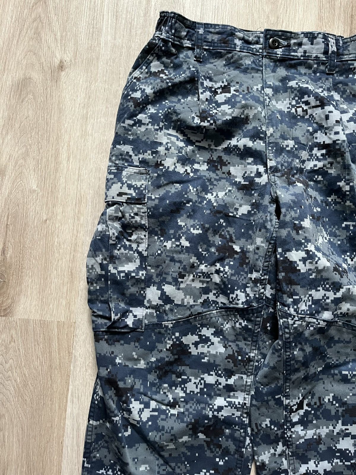 Vintage US MILITARY ISSUED BLUE DIGITAL CAMO Size US 28 / EU 44 - 12 Thumbnail