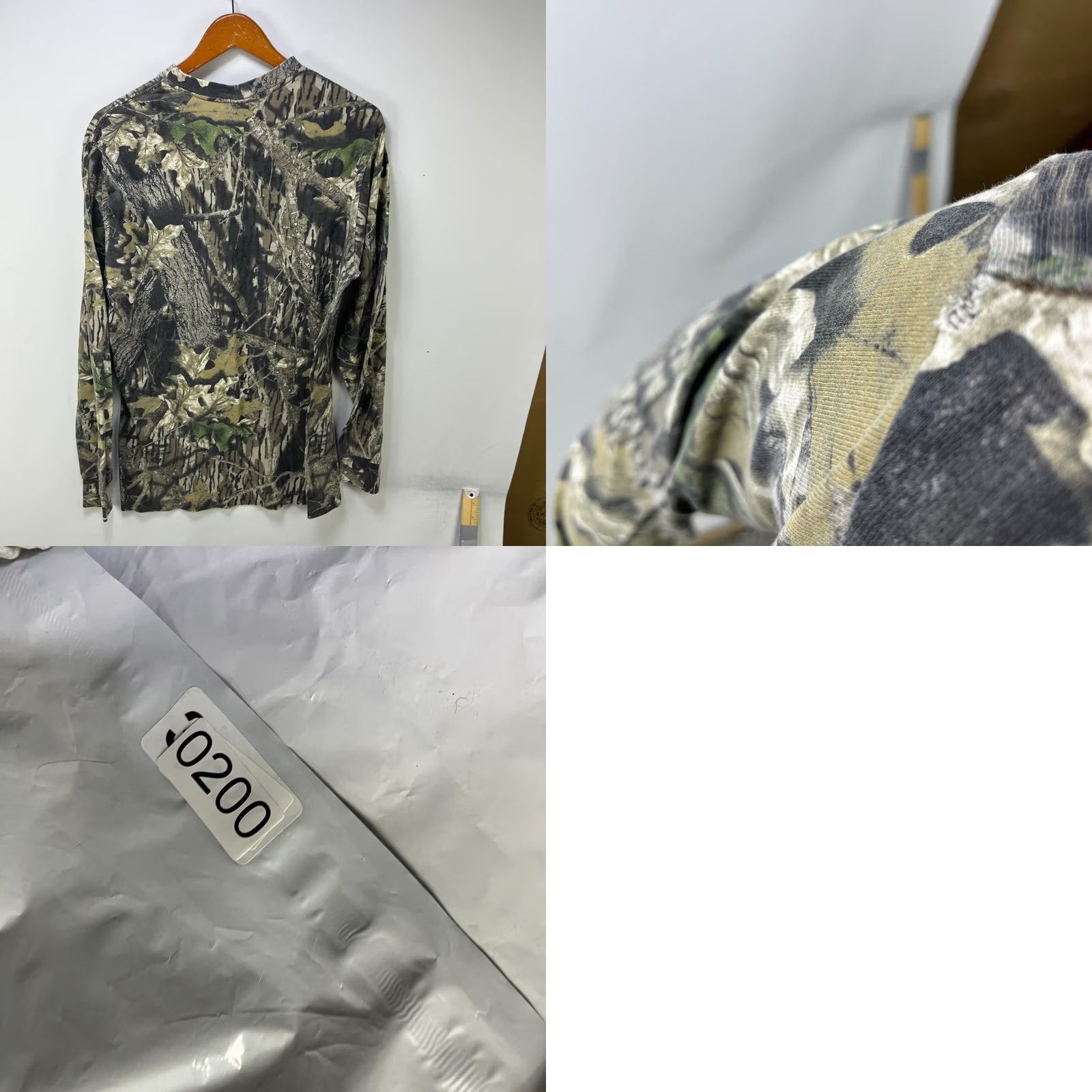 Vintage VINTAGE Mossy Oak Tree Camo Long Sleeve Shirt M Mens Green 90s Nature Logo Camouflage Cotton Knit Cotton Shirt Regular Size Size US M / EU 48-50 / 2 - 8 Thumbnail