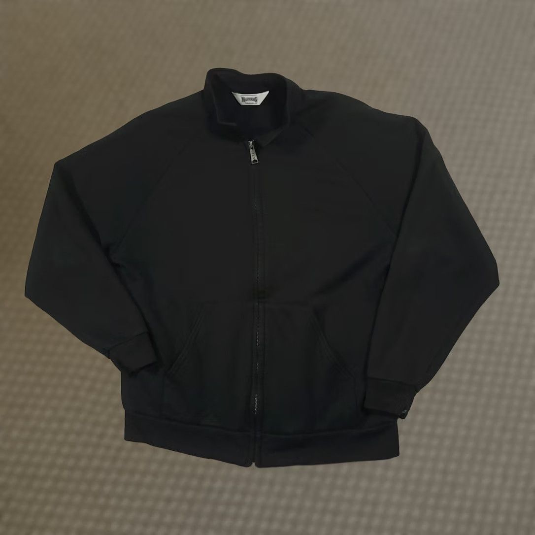Vintage VINTAGE Muleskins Jacket Black Zip Up Sweatshirt USA Made XL Men Sweater Full Zip Size US XL / EU 56 / 4 - 1 Thumbnail