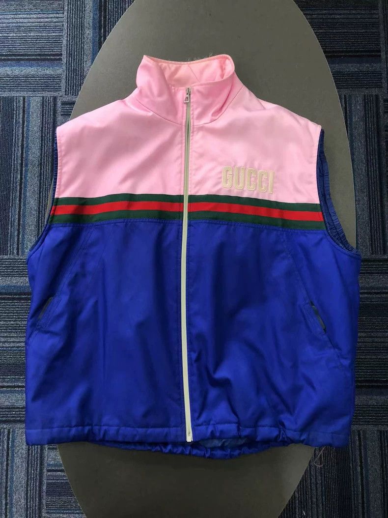 Gucci Gucci Tiger pattern embroidered sleeveless vest jacket 2504 Size US M / EU 48-50 / 2 - 1 Thumbnail