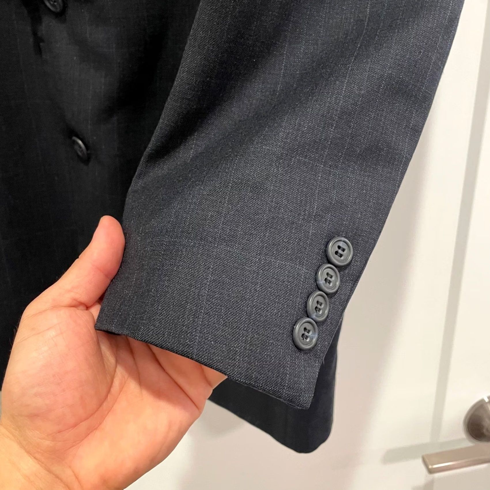 Joseph VINTAGE Joseph & Feiss Tailored by Marshall Fields Pinstripe Blazer Sport Coat Men 40R Size 40R - 3 Thumbnail
