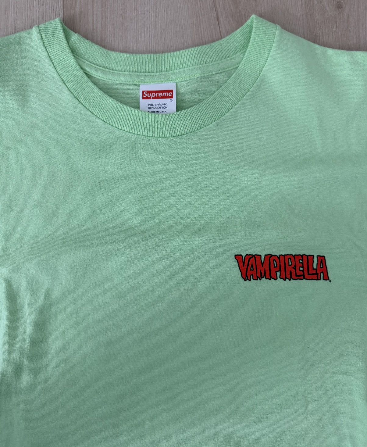 Supreme Supreme SS17 Vampirella Card Tee Light Green Size US L / EU 52-54 / 3 - 2 Thumbnail