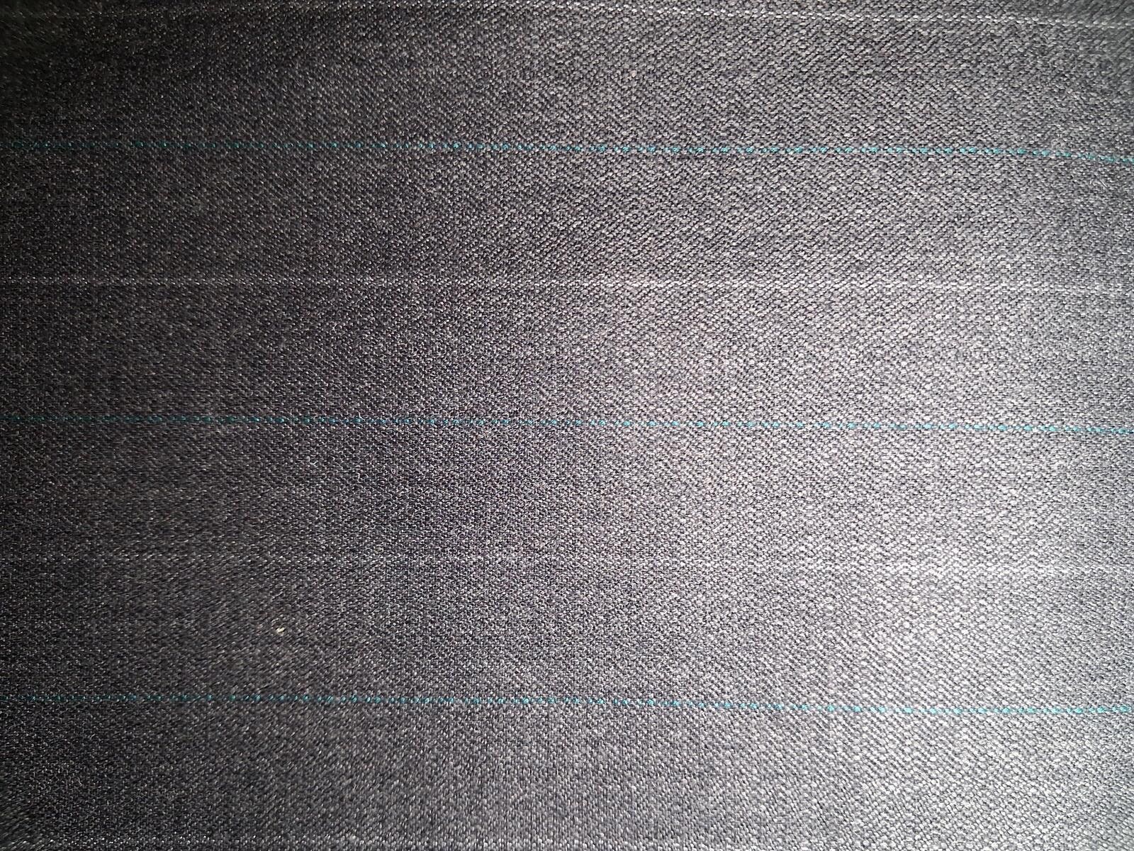 Yves Saint Laurent Yves Saint Laurent Sport Coat 42L Gray Striped Sharkskin Size 42L - 6 Thumbnail