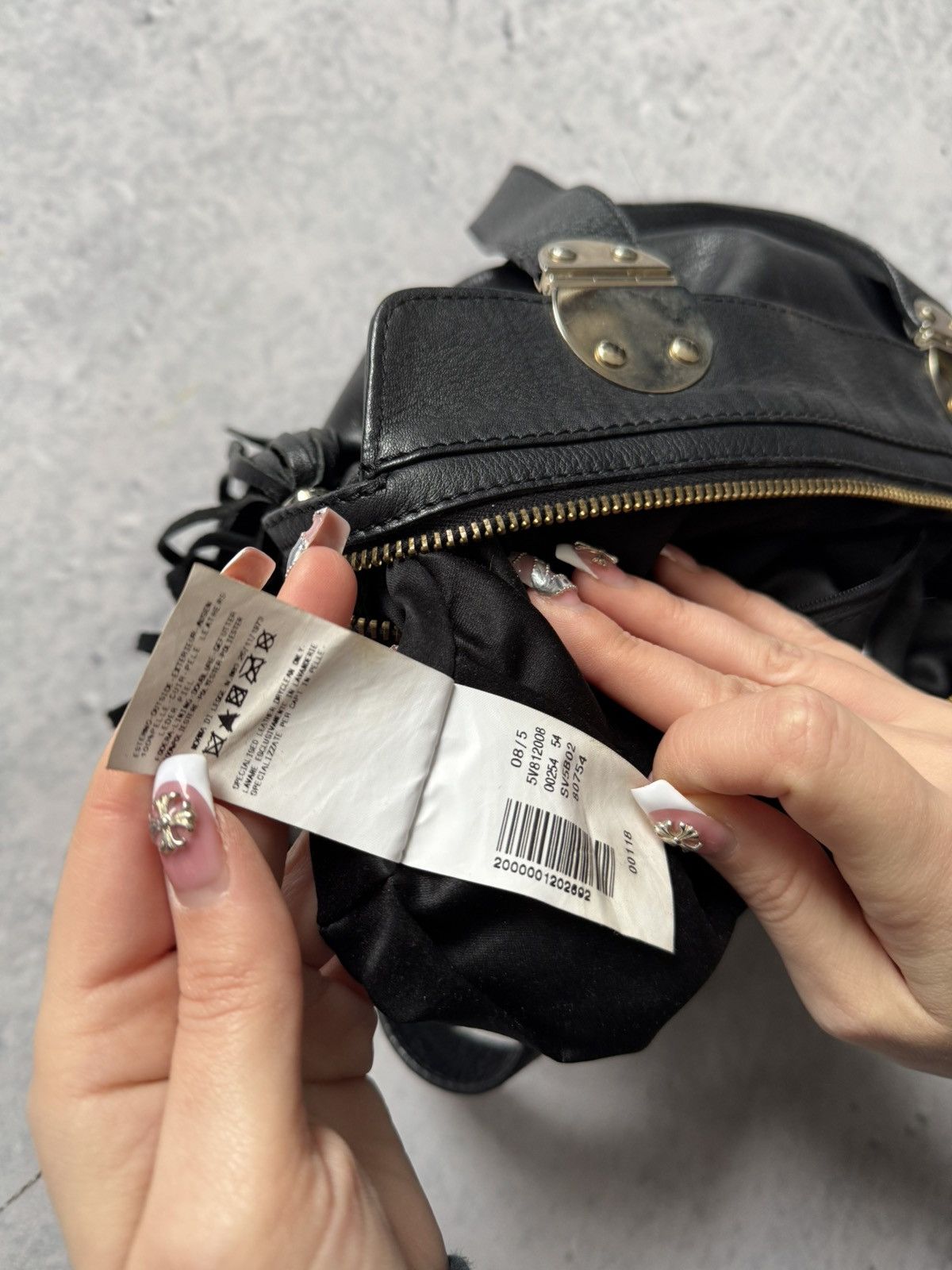 Versace Jeans Couture × Vintage ⚫️Luxury leather VERSACE JEAN mini wmns bag Size ONE SIZE - 9 Thumbnail