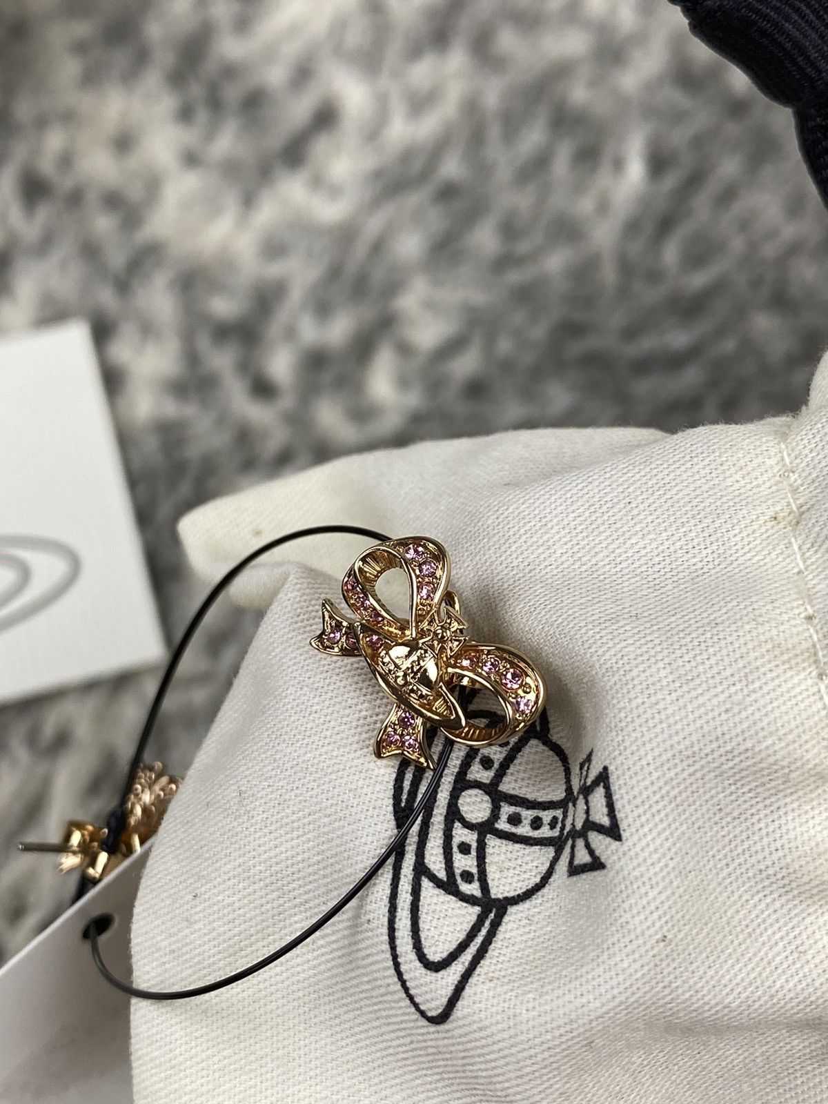Vivienne Westwood NWT Vivienne Westwood Gold/Rose Gold Very Rare Pin Earrings Size ONE SIZE - 7 Thumbnail