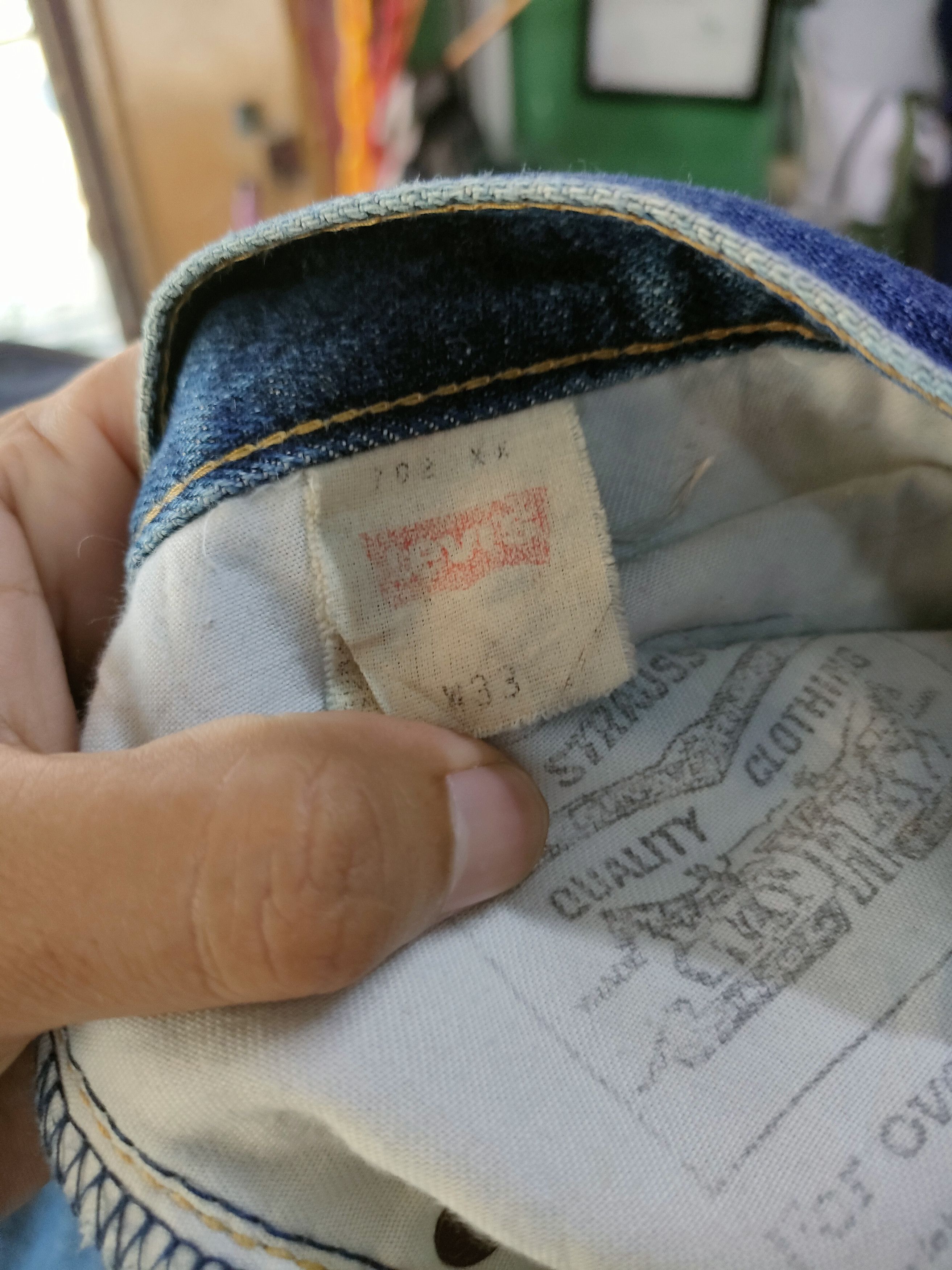 If Six Was Nine × Levi's Vintage Clothing × Vintage Levi's 702 Big E Bucleback Selvedge Jeans Size US 32 / EU 48 - 9 Thumbnail
