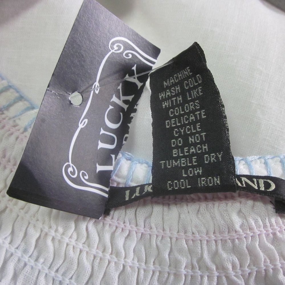 Lucky Brand Vintage Y2K Lucky Brand Size S Shift Embroidered Summer Line Size S / US 4 / IT 40 - 6 Thumbnail