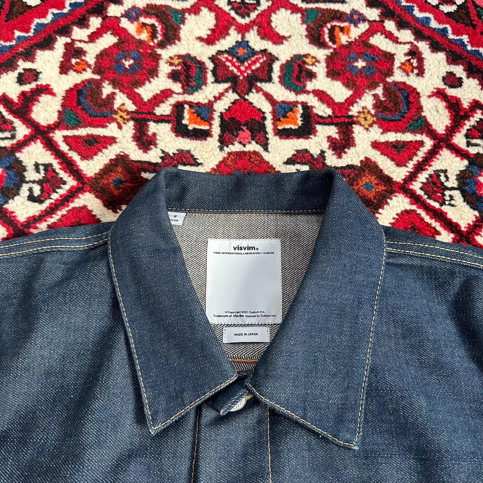 Visvim visvim 17aw 101 JUMBO JKT denim jacket size 2 Size US M / EU 48-50 / 2 - 5 Thumbnail