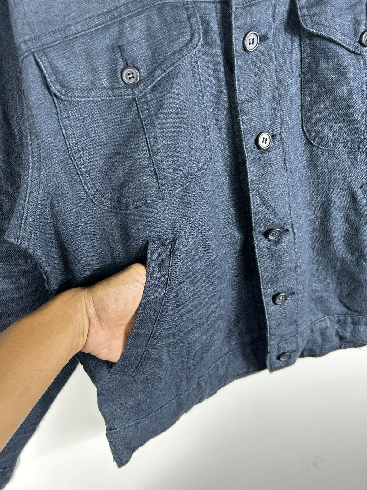 Uniqlo ⚡️Vintage Uniqlo Denim Button Chore Shirt Jacket Size US M / EU 48-50 / 2 - 6 Thumbnail