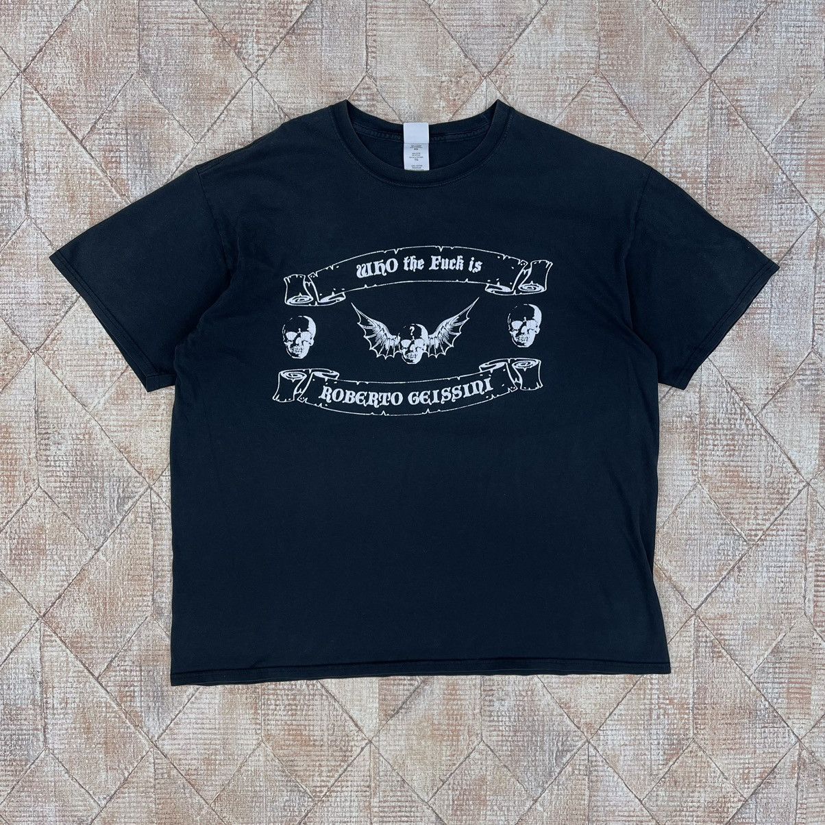 Affliction × Vintage VINTAGE Y2K AFFLICTION STYLE ROBERTO GEISSINI TEE T-SHIRT Size US XL / EU 56 / 4 - 1 Thumbnail