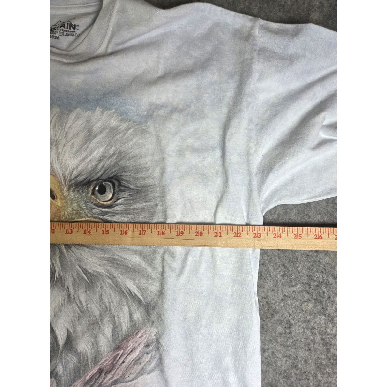 The Mountain The Mountain Eagle Graphic T-Shirt Mens XL Blue Tie Dye USA Patriotic Tee Size US XL / EU 56 / 4 - 6 Thumbnail