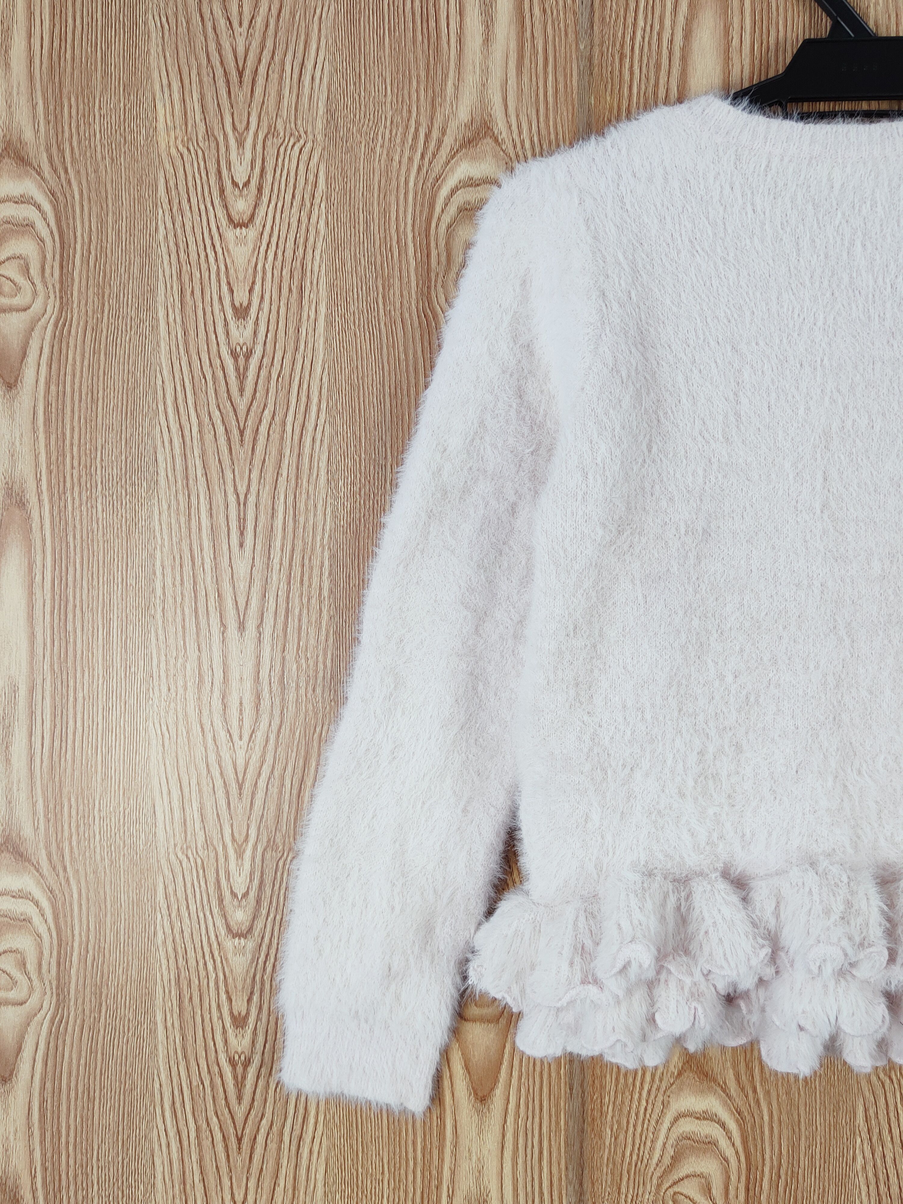 Japanese Brand × Vintage Vintage design Mevius Pink Fur Mohair Knitwear Size S / US 4 / IT 40 - 8 Thumbnail
