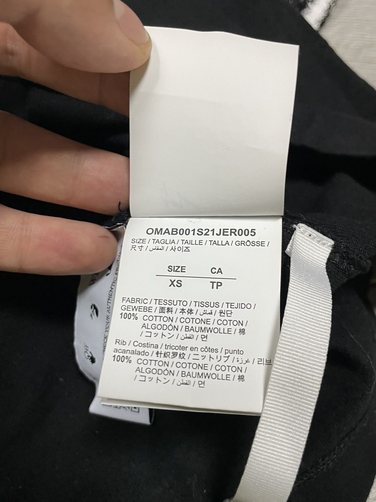Off-White Off-White paint arrows tape stripes long sleeve Size US S / EU 44-46 / 1 - 6 Thumbnail