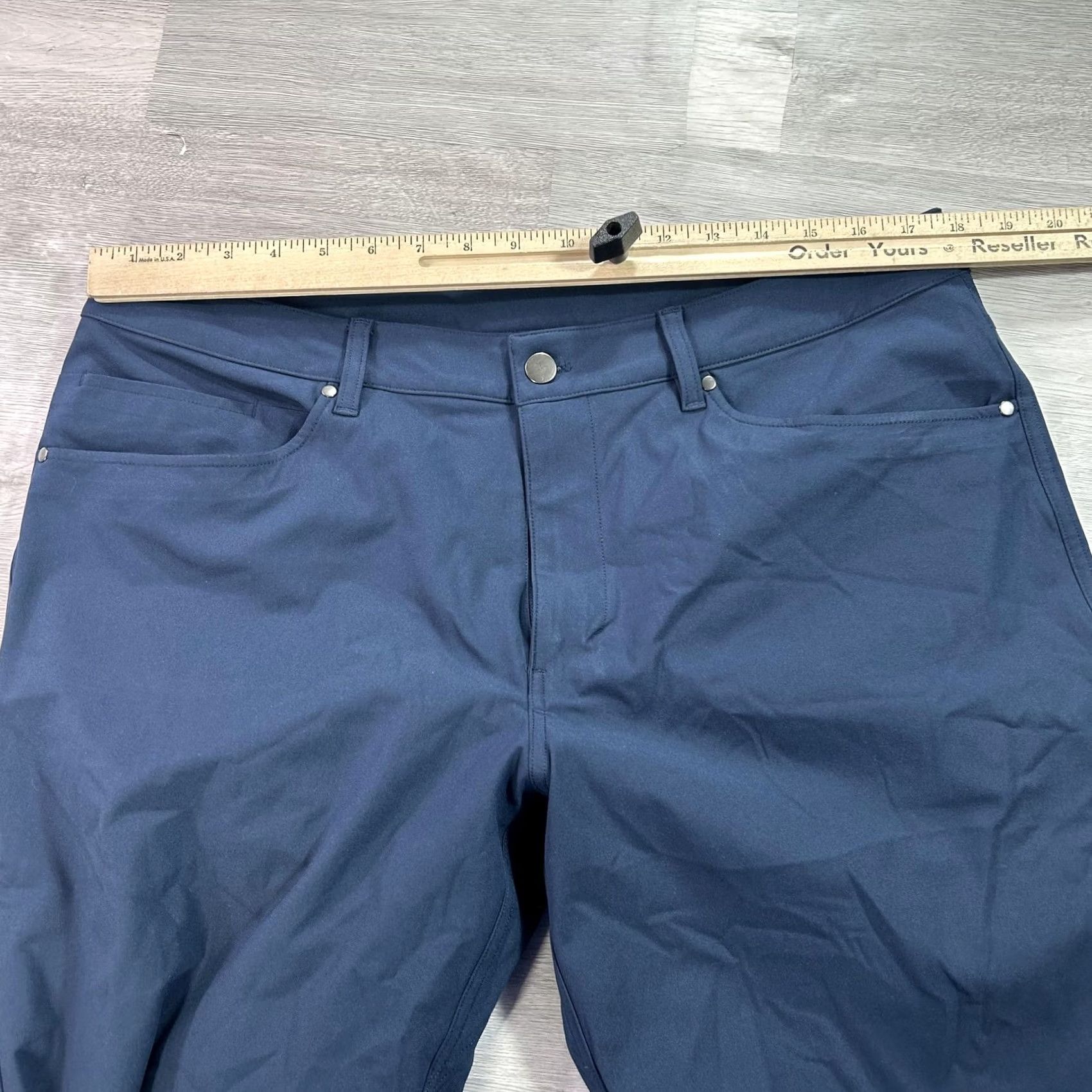 Lululemon Lululemon Pants Mens 36 Blue Straight Leg 5 Pocket Chino Casual LM5ADFS Size US 36 / EU 52 - 6 Thumbnail