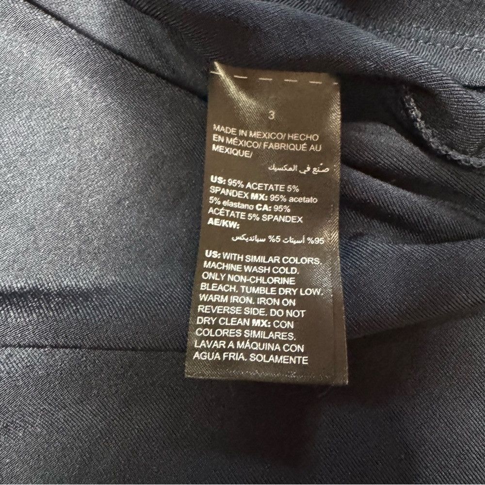 Chicos Chico's Travelers Blue Liquid Knit Cowl Neck Asymmetrical H Size XL / US 12-14 / IT 48-50 - 7 Thumbnail
