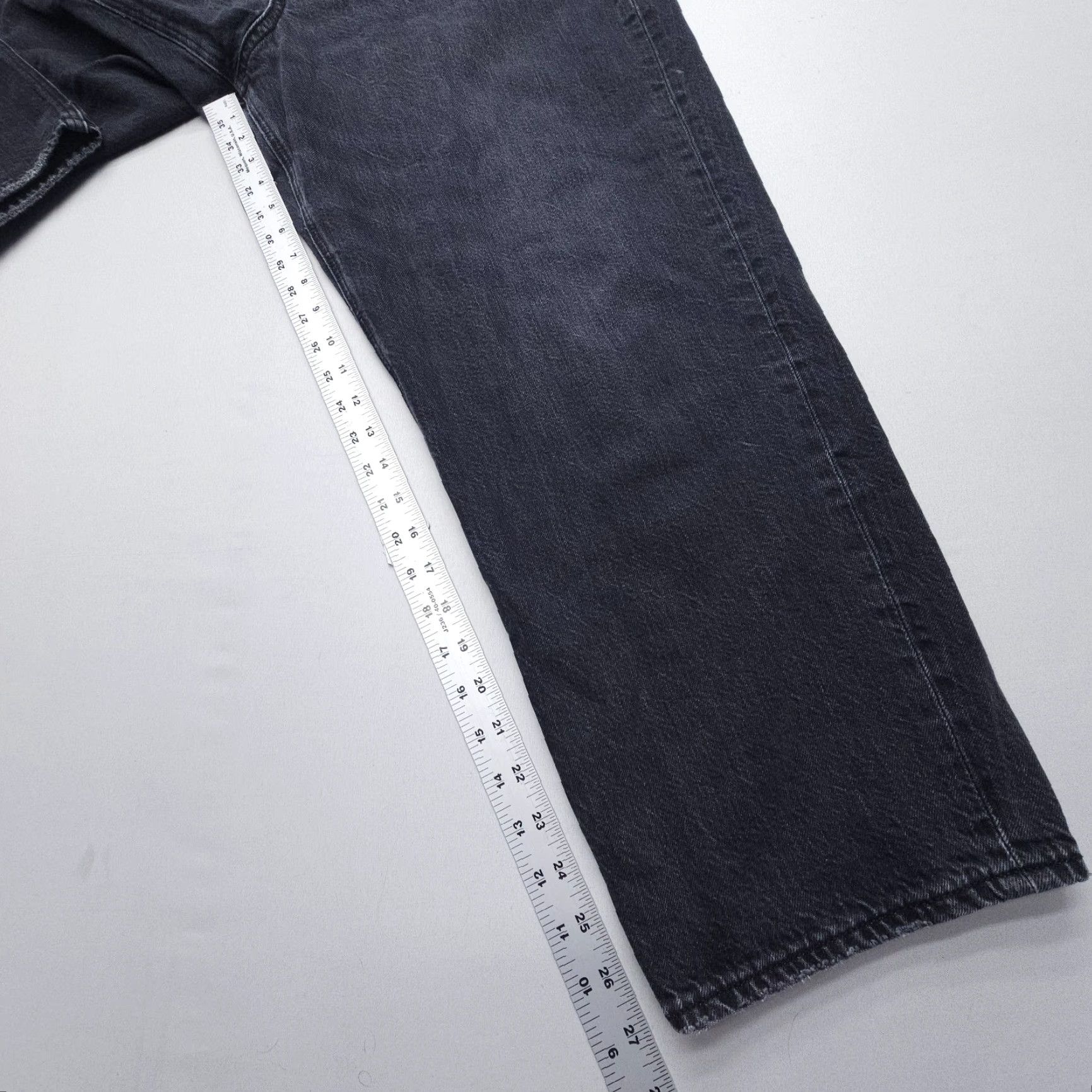 American Eagle Outfitters American Eagle Jeans Plus Size 18 Black High Rise Dark Wash Denim 90's Womens Size 40" / US 18 - 5 Thumbnail