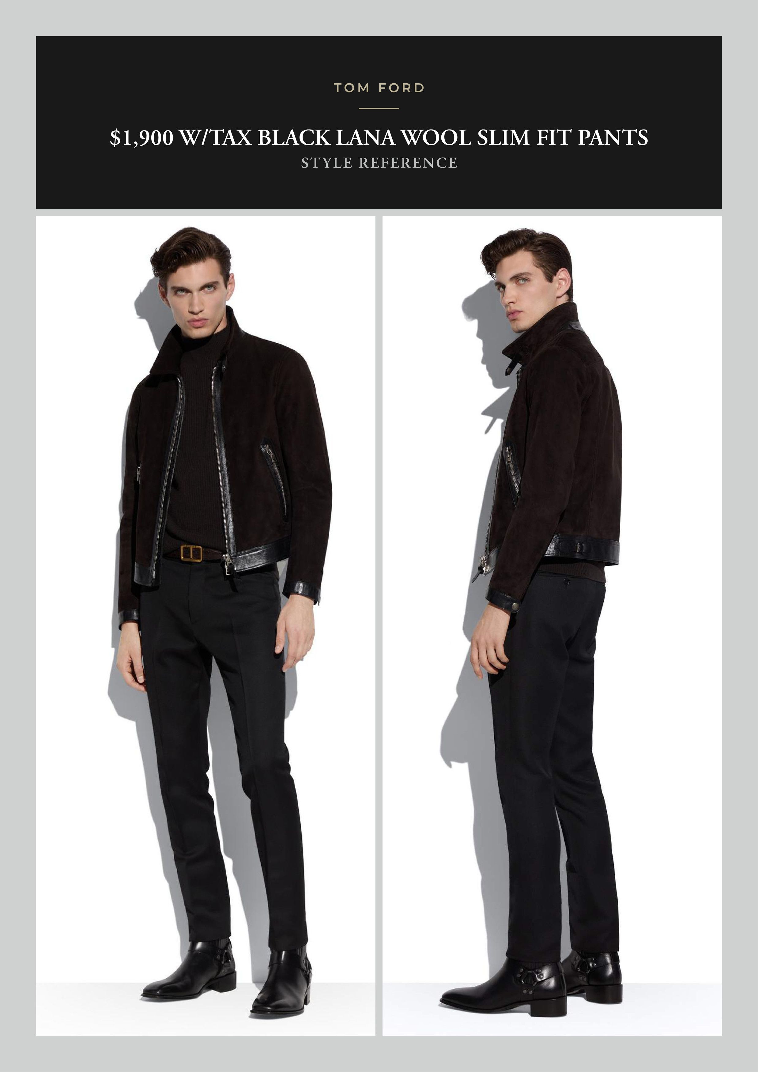 Tom Ford Best Dressed Rare $1,900 w/tax Tom's Personal Favorite Pants Size US 34 / EU 50 - 8 Thumbnail