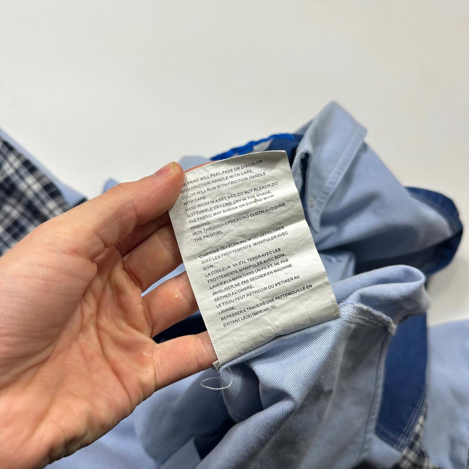 Junya Watanabe Junya Watanabe Brooks Brothers 2005 Patchwork Cargo Shirt S Size US S / EU 44-46 / 1 - 9 Thumbnail